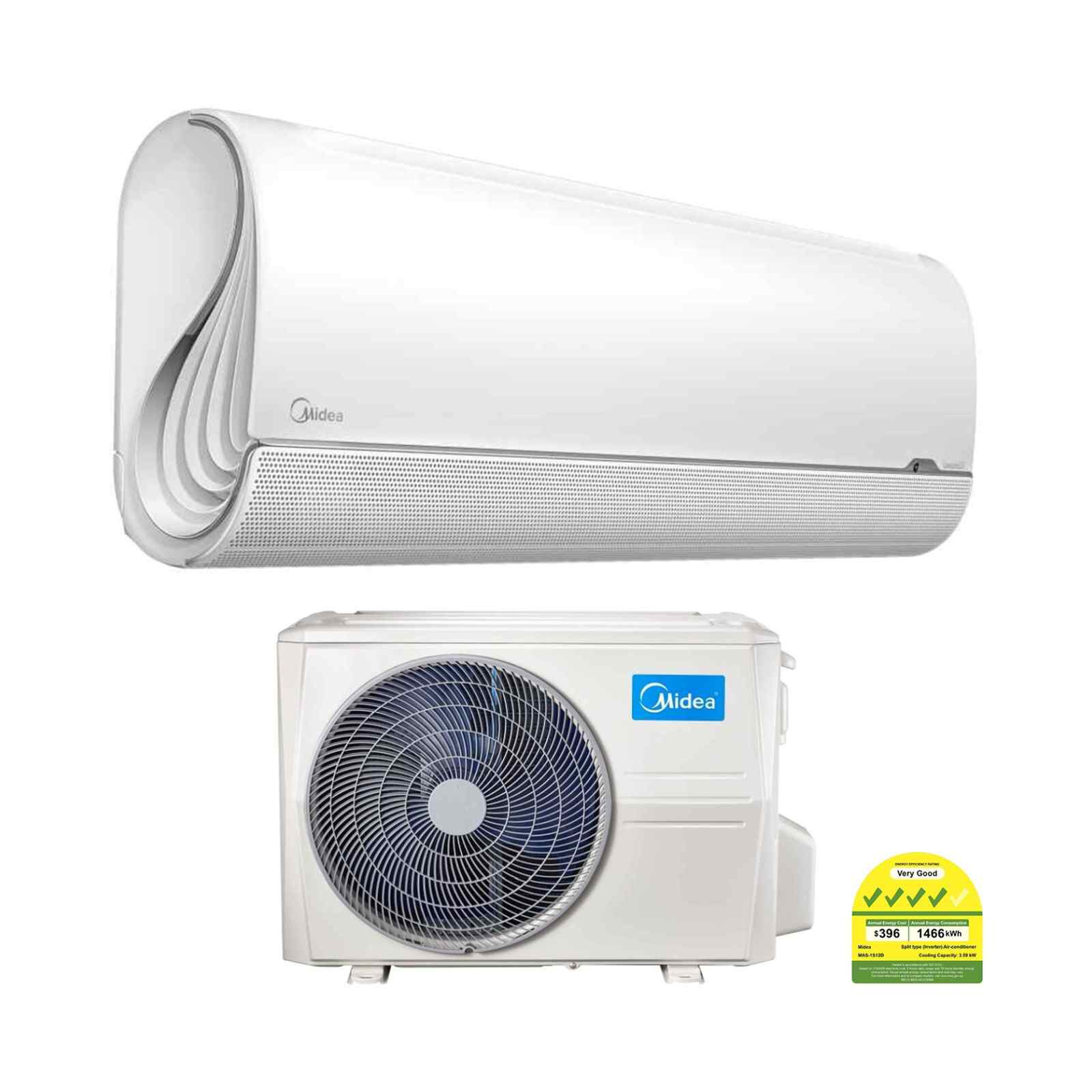 MIDEA Single Split Aircon MAS-1S12D / MSAS-12D