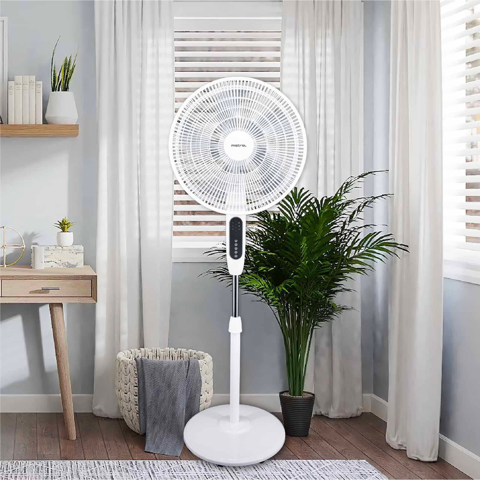 MISTRAL 16 In Dc Stand Fan With Remote Control -white MSF1610DR-WE-image 5