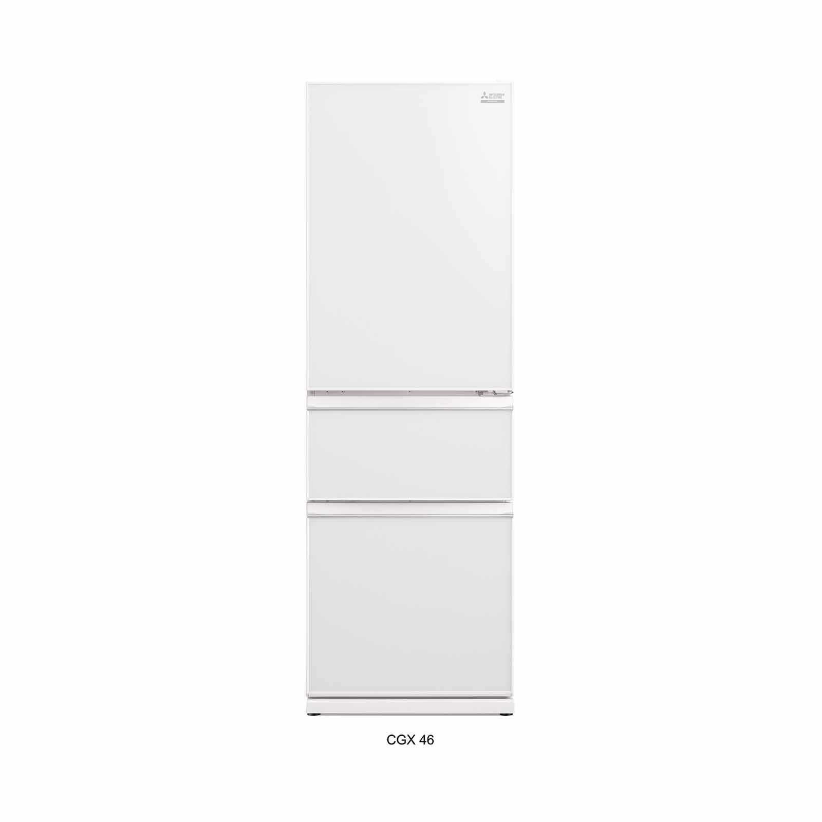 MITSUBISHI 3 Door Refrigerator (446l) Glass White MR-CGX56EX-GWH-P