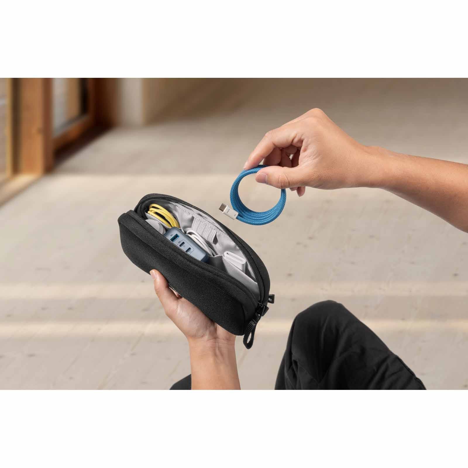 TOMTOC Light-t12 Electronic Accessory Pouch 1l - Black T12S1D1-image 9