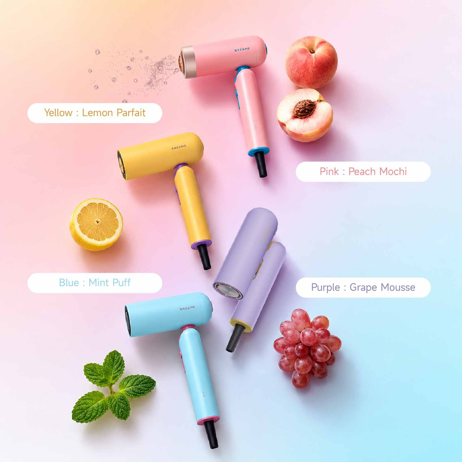 DREAME Pocket Cake High-speed Hair Dryer - Peach Mochi Pink DM-CKHPKET-PK-image 8