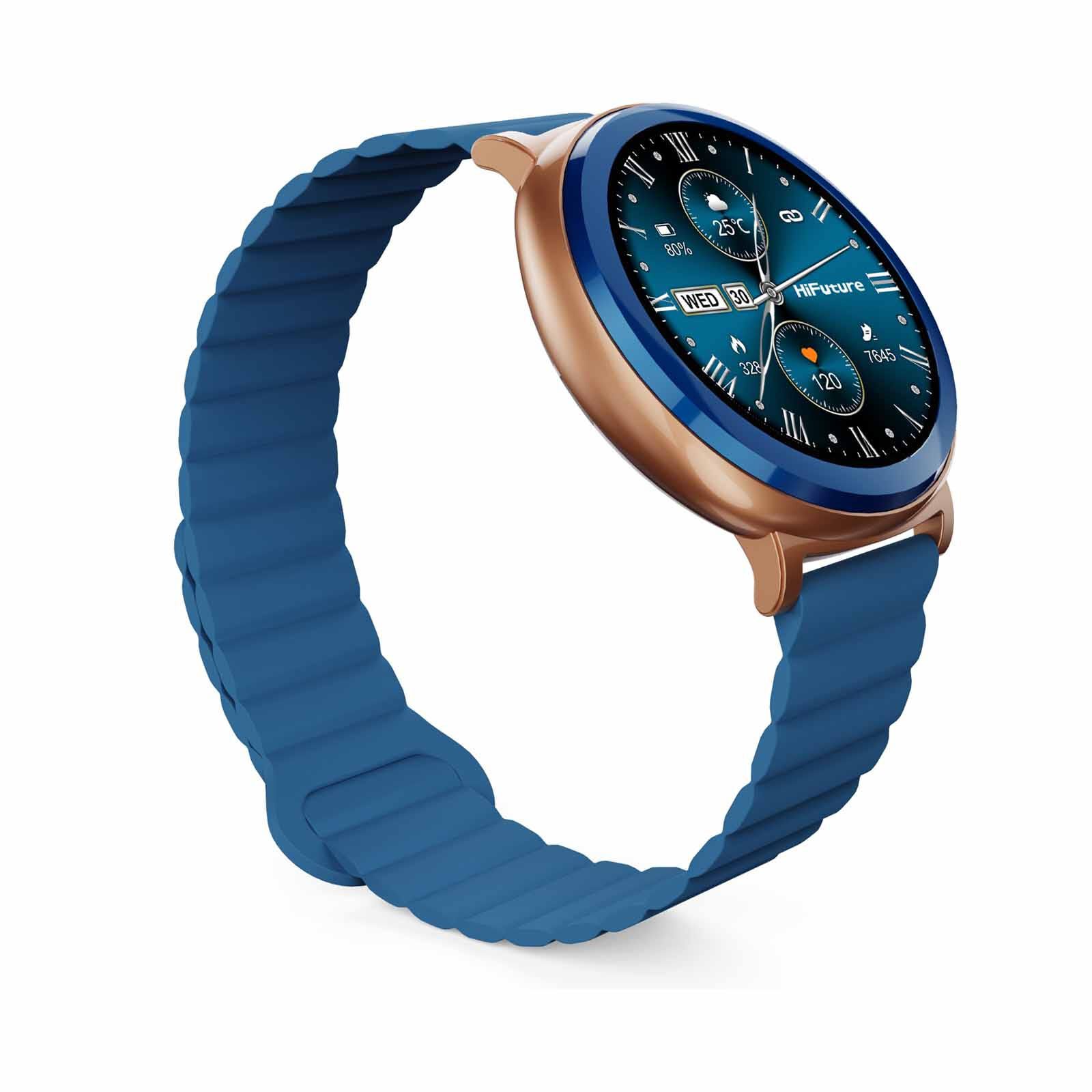 HIFUTURE Aurora - Blue Bluetooth Smartwatch With Heart Rate Function HSSW11BL-image 3