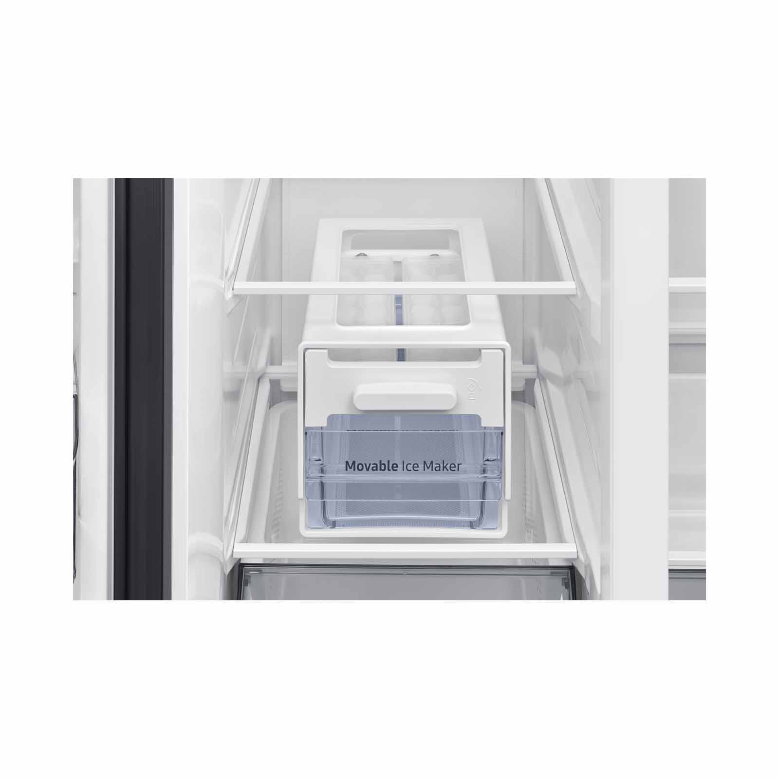 SAMSUNG Side By Side Fridge (655l) - Matt Doi Metal RS70F65Q3TSS-image 7