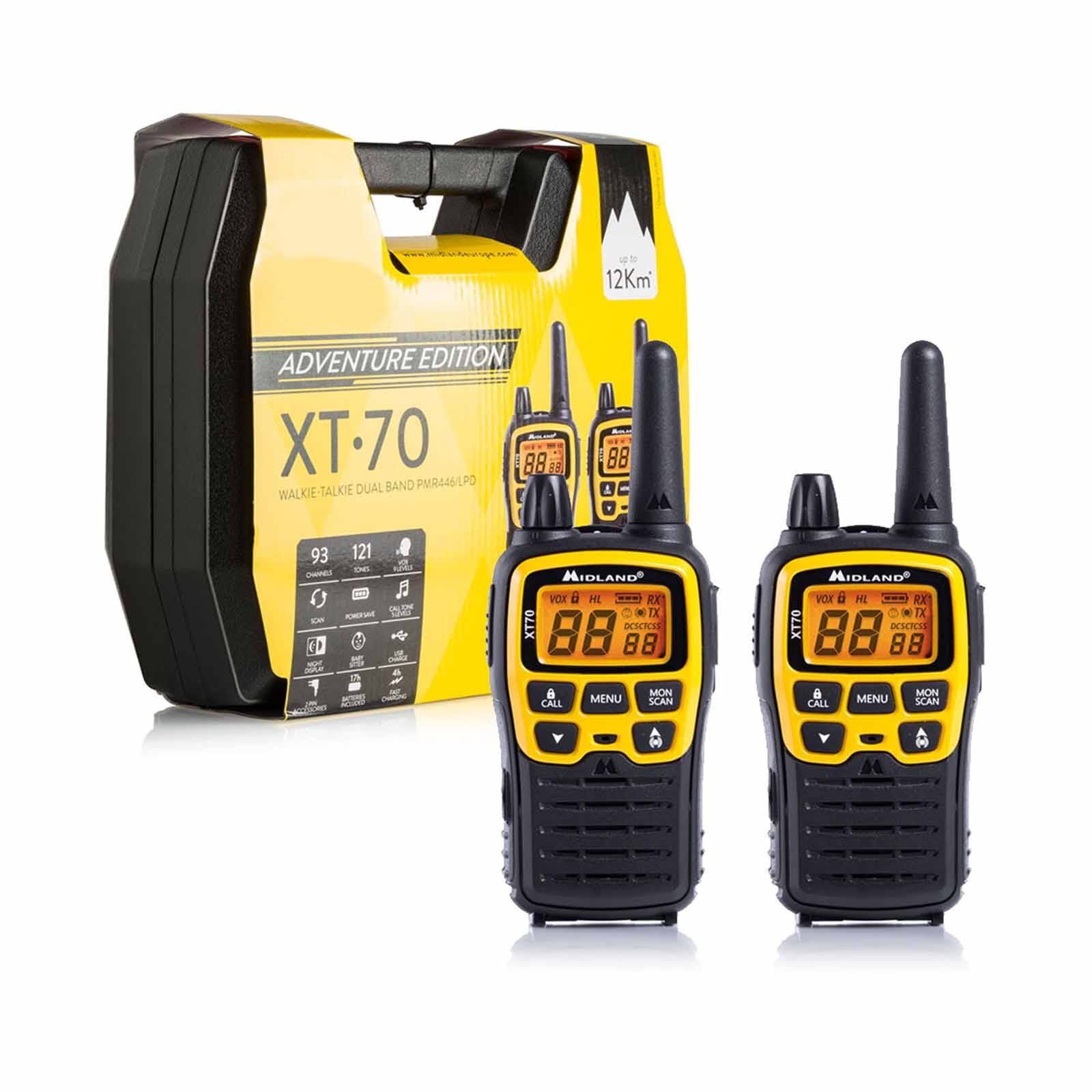 MIDLAND Walkie Talkie Dual Band Pmr446/lpd (12km) XT70 ADV-image 5