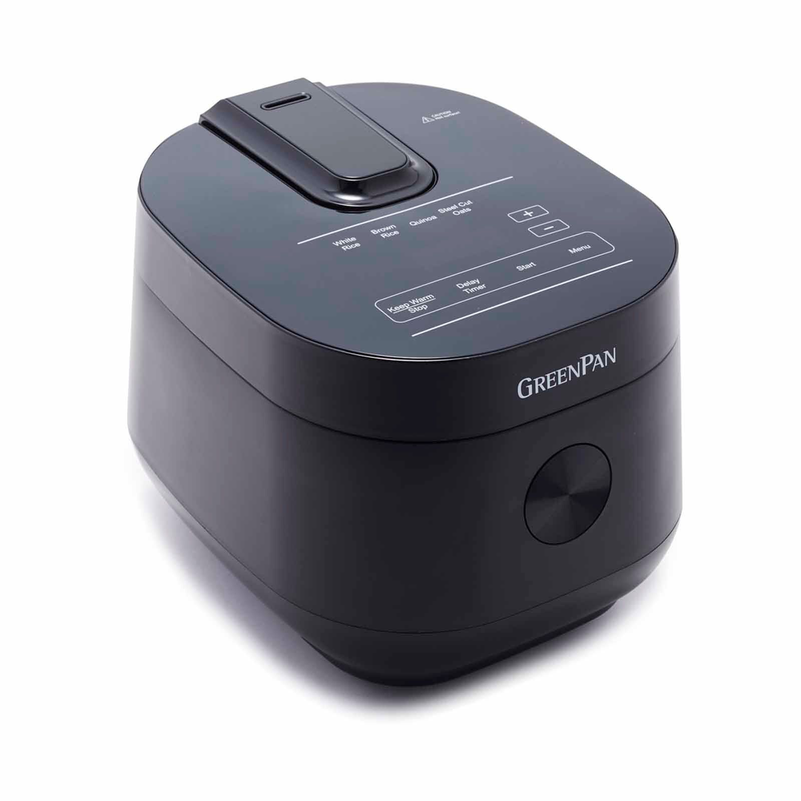 GREENPAN Bistro Collection Rice & Grains Cooker - Matte Black GPRC046252-image 1