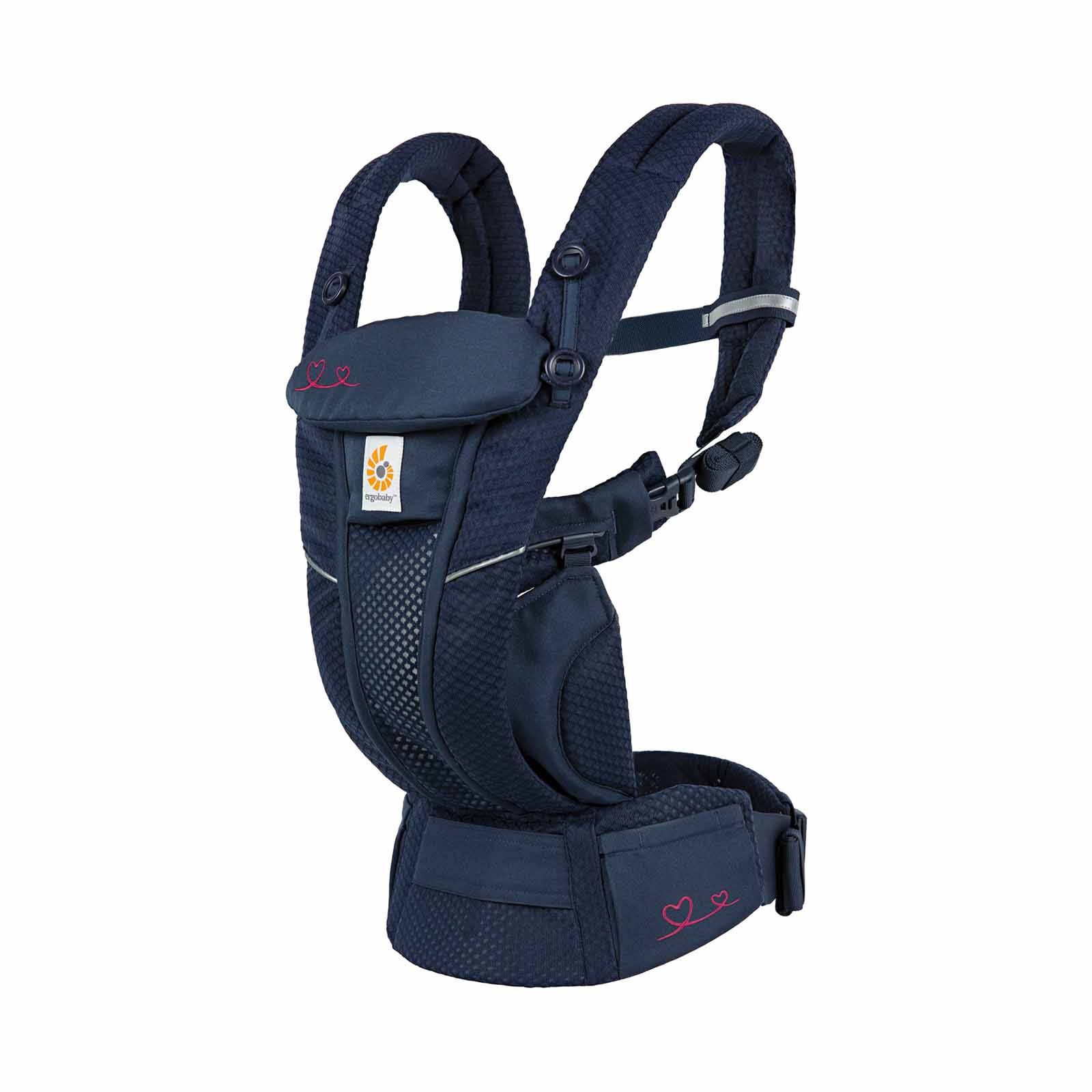 ERGOBABY Omni Breeze Baby Carrier - Infinite Love, Blue BCZ360PNLVBLU-image 5