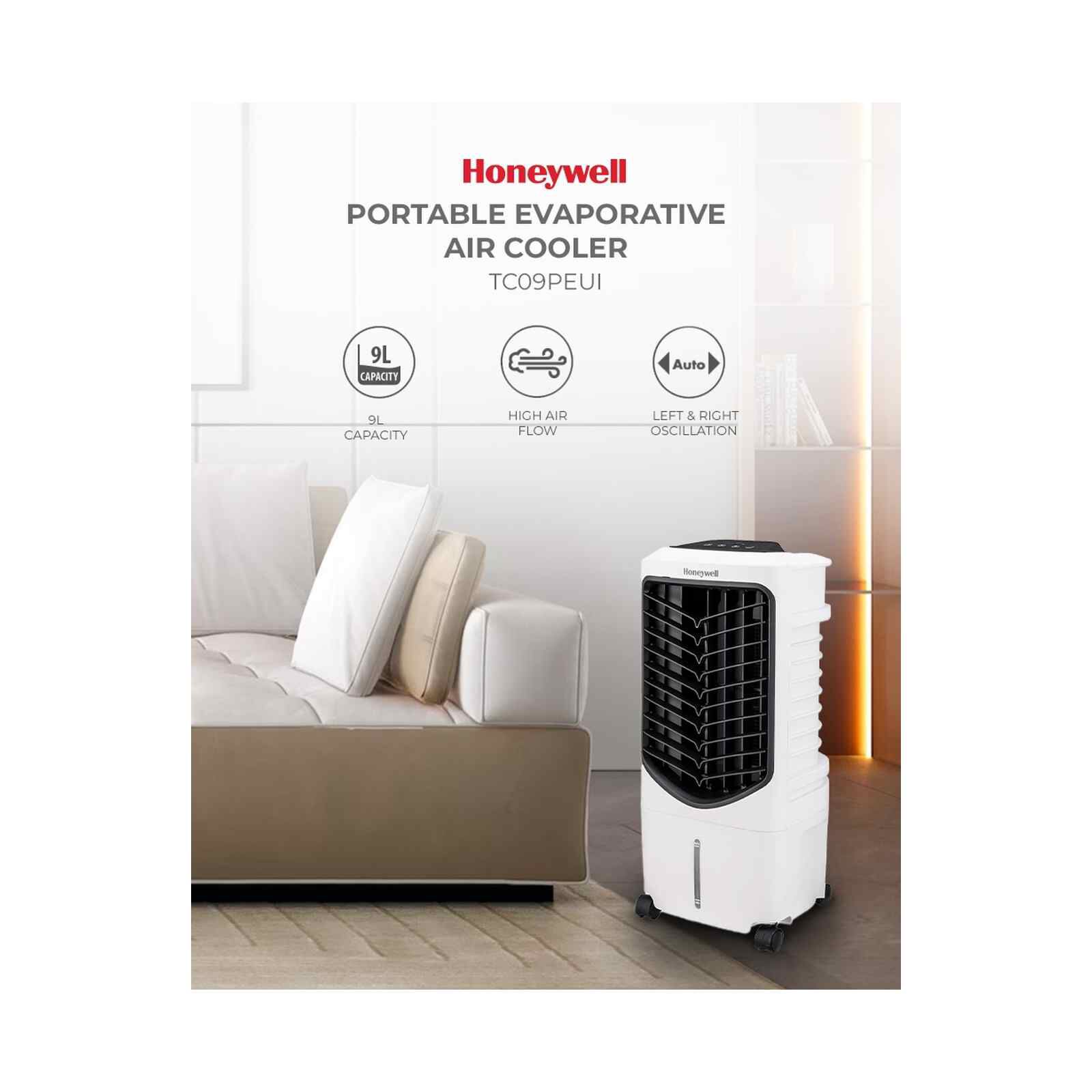HONEYWELL Air Cooler With Ioniser (9l) TC09PEUI-image 6