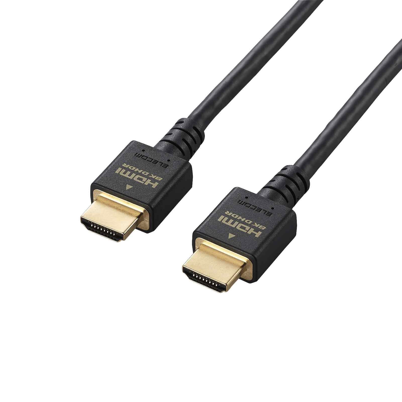 ELECOM Ultra High Speed Hdmi Cable Ver 2.1 48gbps 2m DH-HD21E20BK-image 2