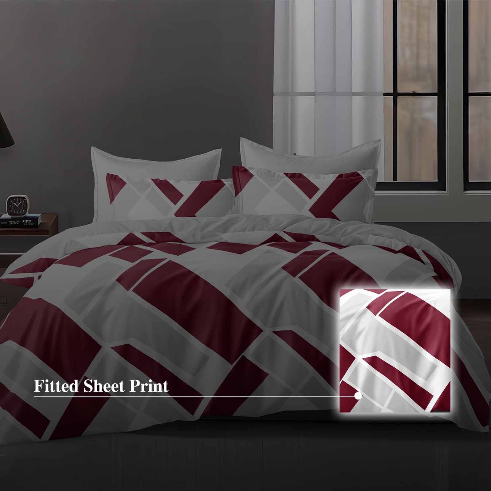 HILLCREST Hillcrest I 988tc Comfylux I Printed I King Fitted Sheet Set I Slope ( Oe ) 6833 I K I FS I SLOPE-image 3
