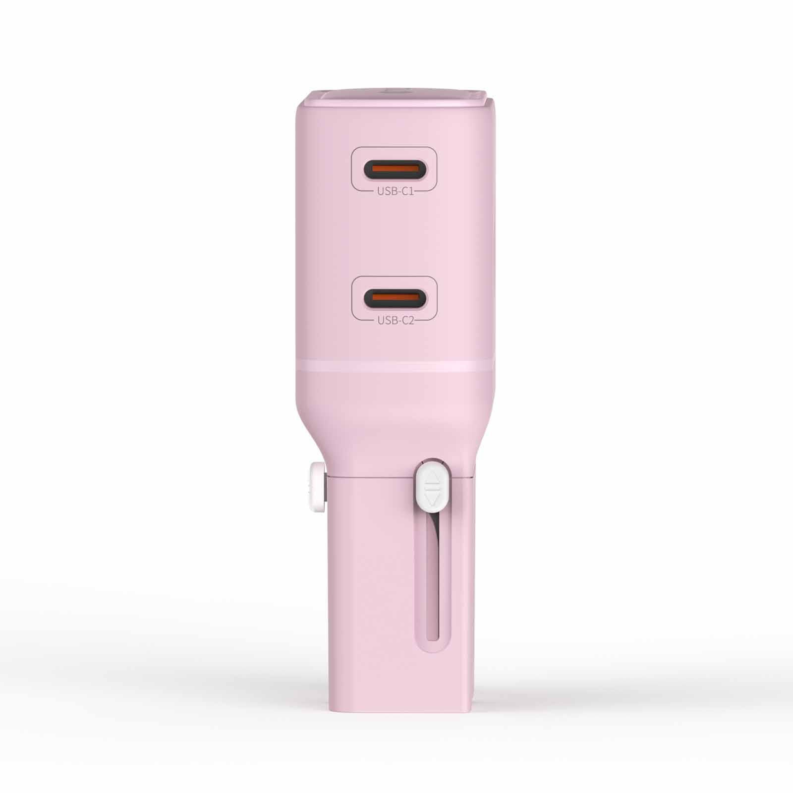 MAZER Infinitetravel Pocket Gan Pd65w 2c Travel Charger-pink M-IFTRAVEL565-PK-image 8