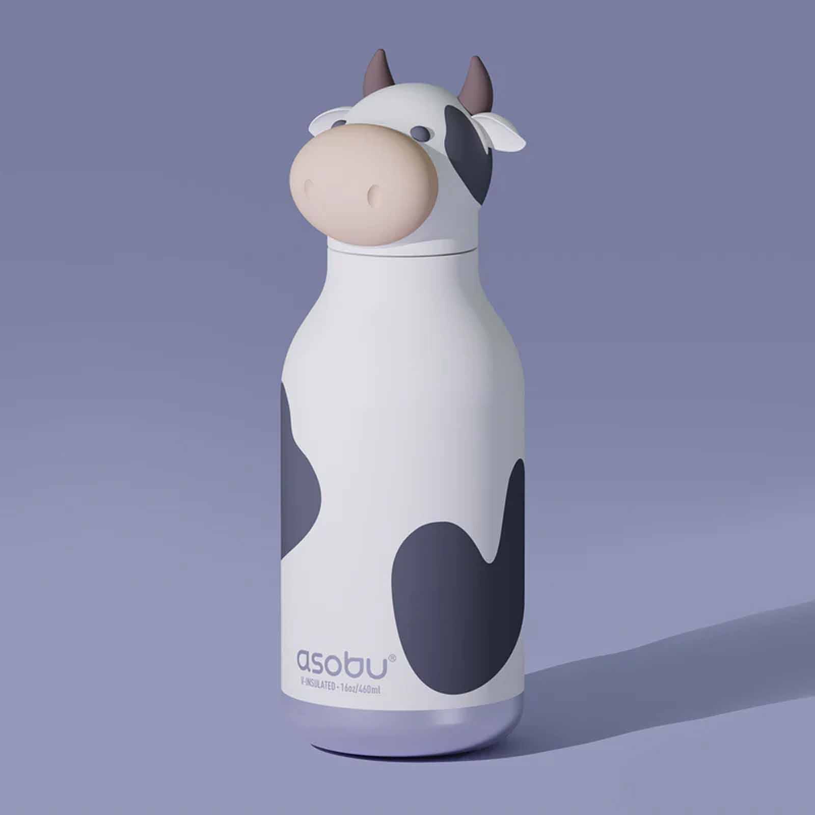 ASOBU Bestie Insul S/s Water Bottle (cow W/brush) ASBV05831-image 4