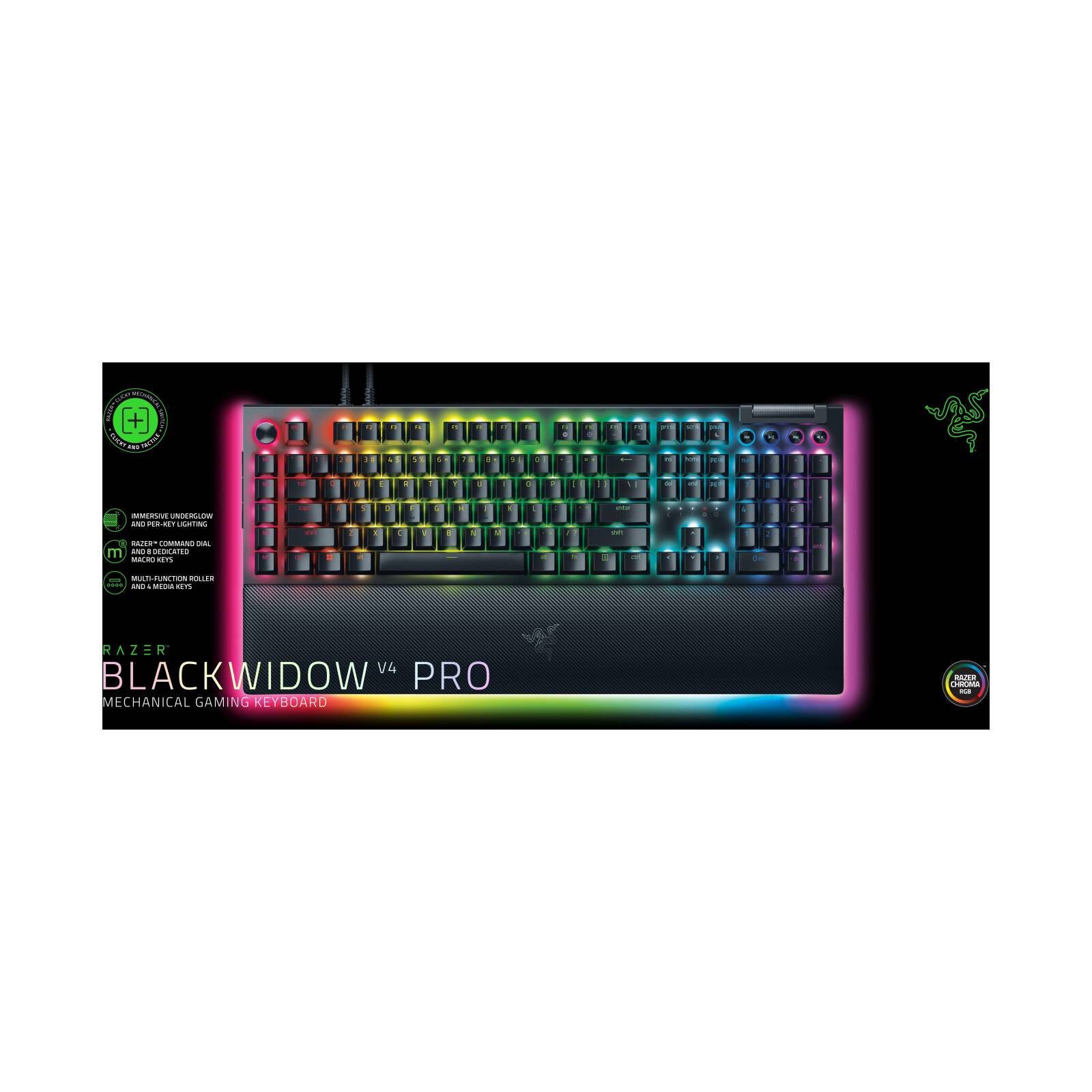 RAZER Blackwidow V4 Pro-mechanical Gaming Keyboard (green Switch) RZ03-04680100-R3M1-image 11