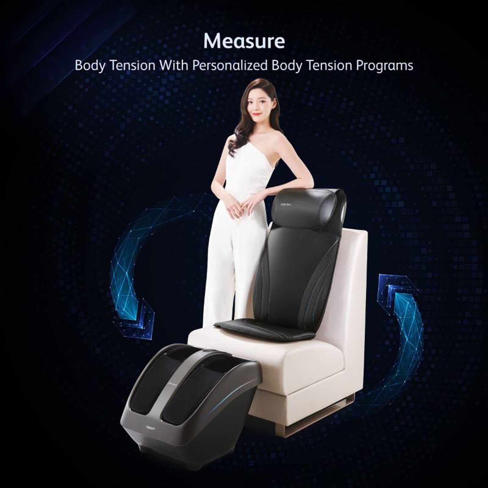 OSIM Uergoh (blue) World 1st Ergonimic Chair With Massage + Uphoria Sync Leg Massager OS8245B + OS3233-image 6