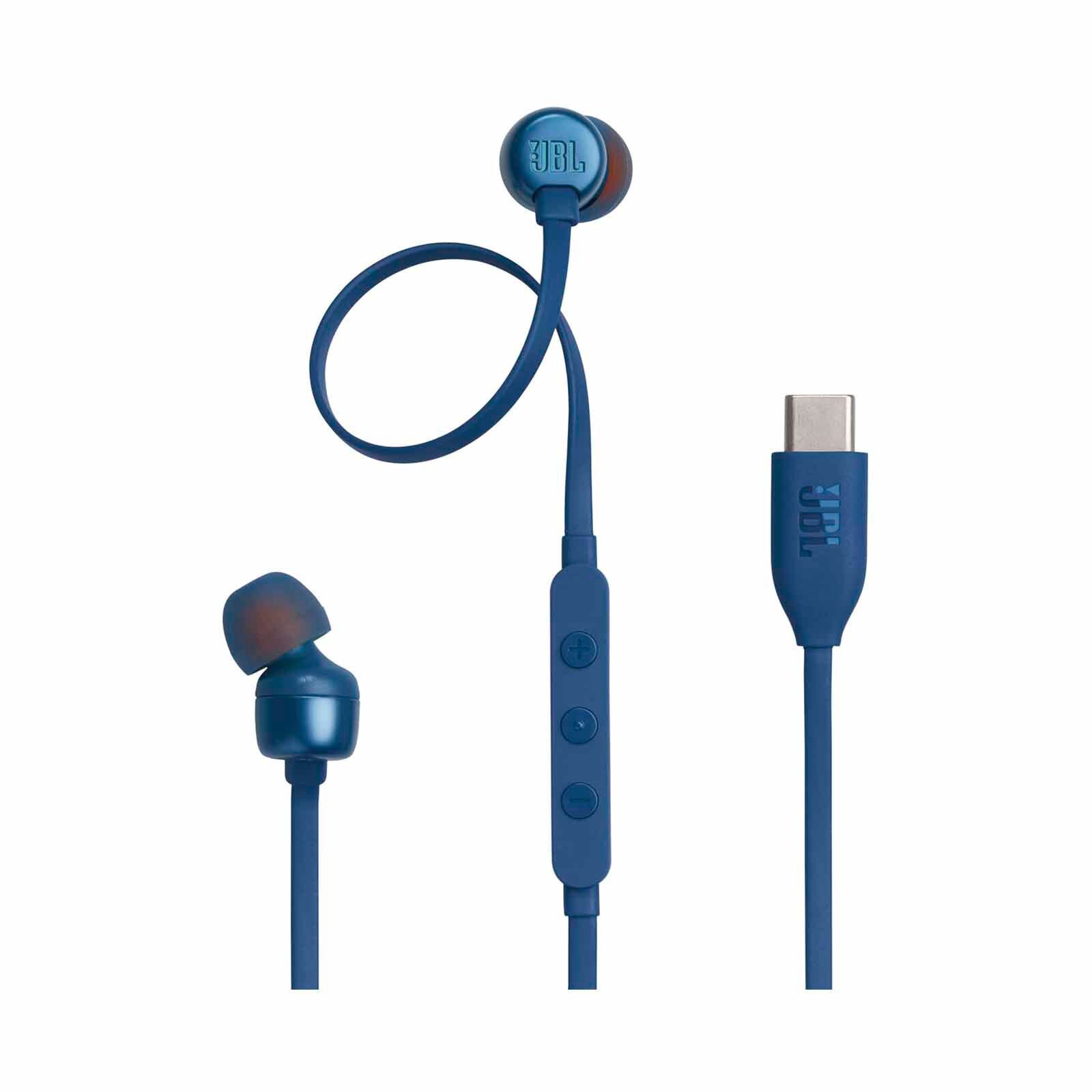 JBL Usb C In-ear Wired Headphone JBL TUNE310C BLUE-image 1