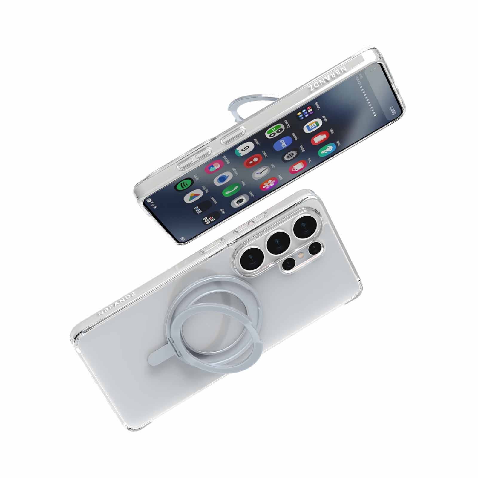 N.BRANDZ Mag360 Magnetic 360 Rotate Stand Case-clear N-MAG360-S26U-CL-image 3