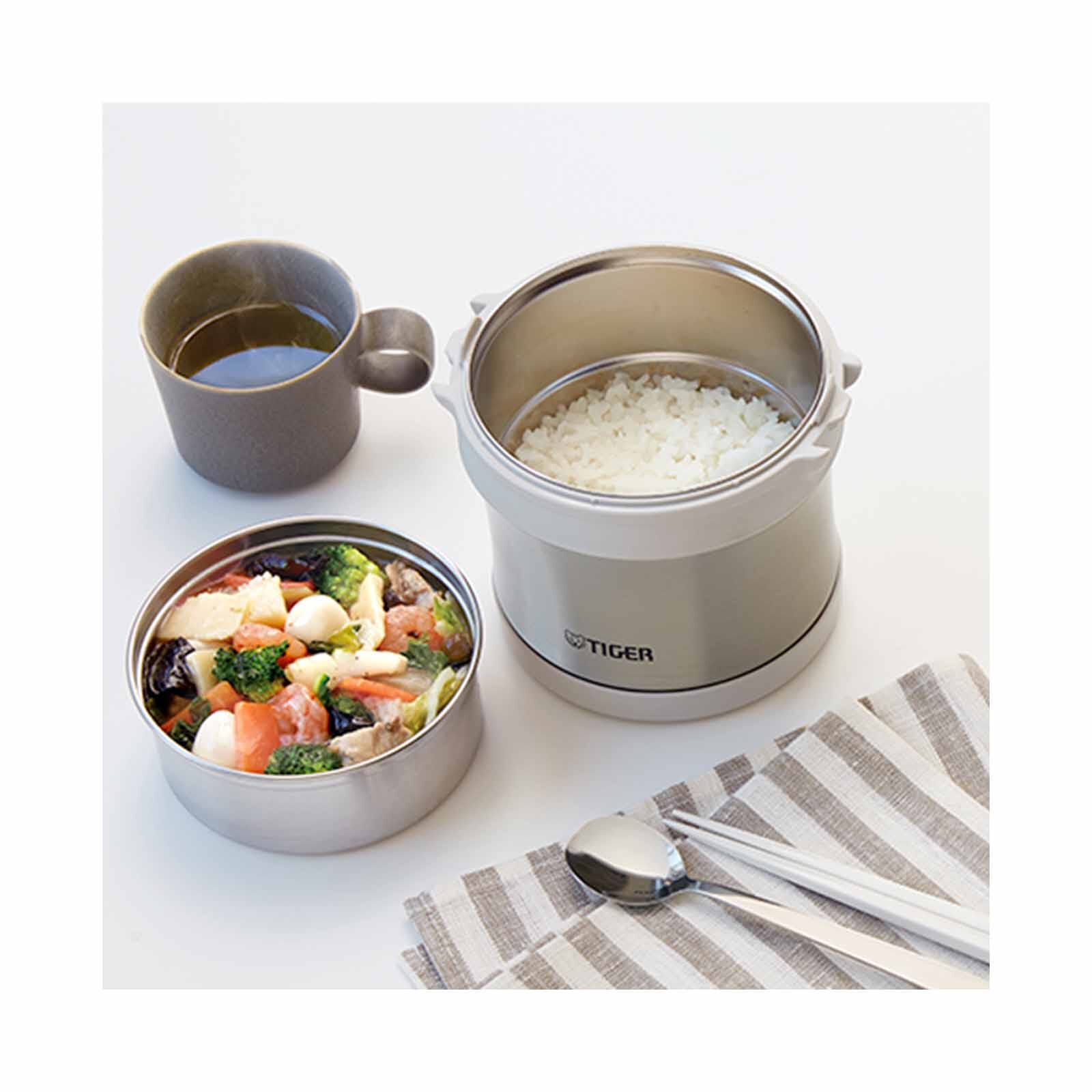 TIGER 1.0lt Lunch Box (clear Stainless) LXB-A100 (XC)-image 4