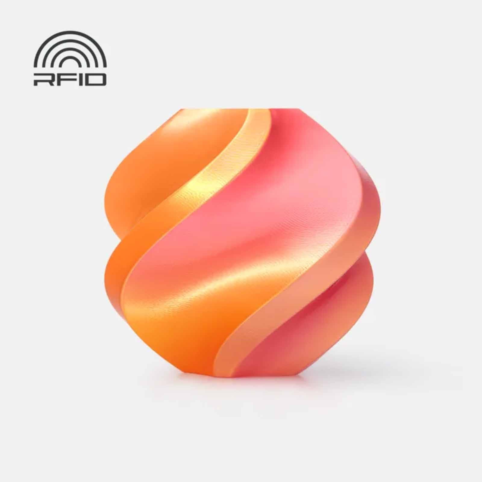 BAMBU LAB Pla Silk - Gilded Rose (pink-gold) - With Reusable Spool BAM-A05-T1-1.75-1000-SPL-image null