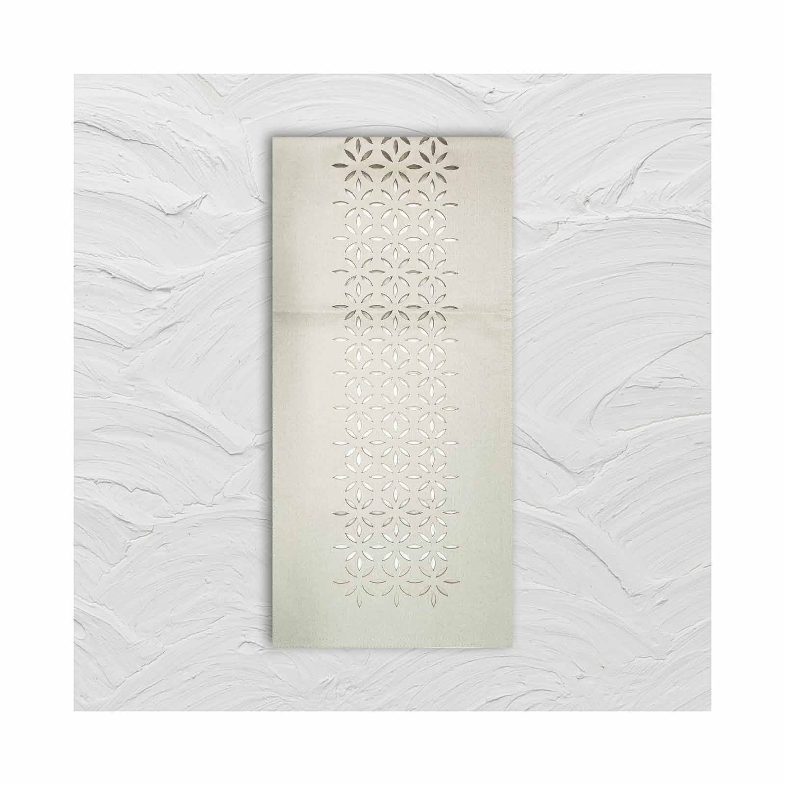 RAPEE Morocco Tablerunner Stone (online) MOROCTRSTO-image 3