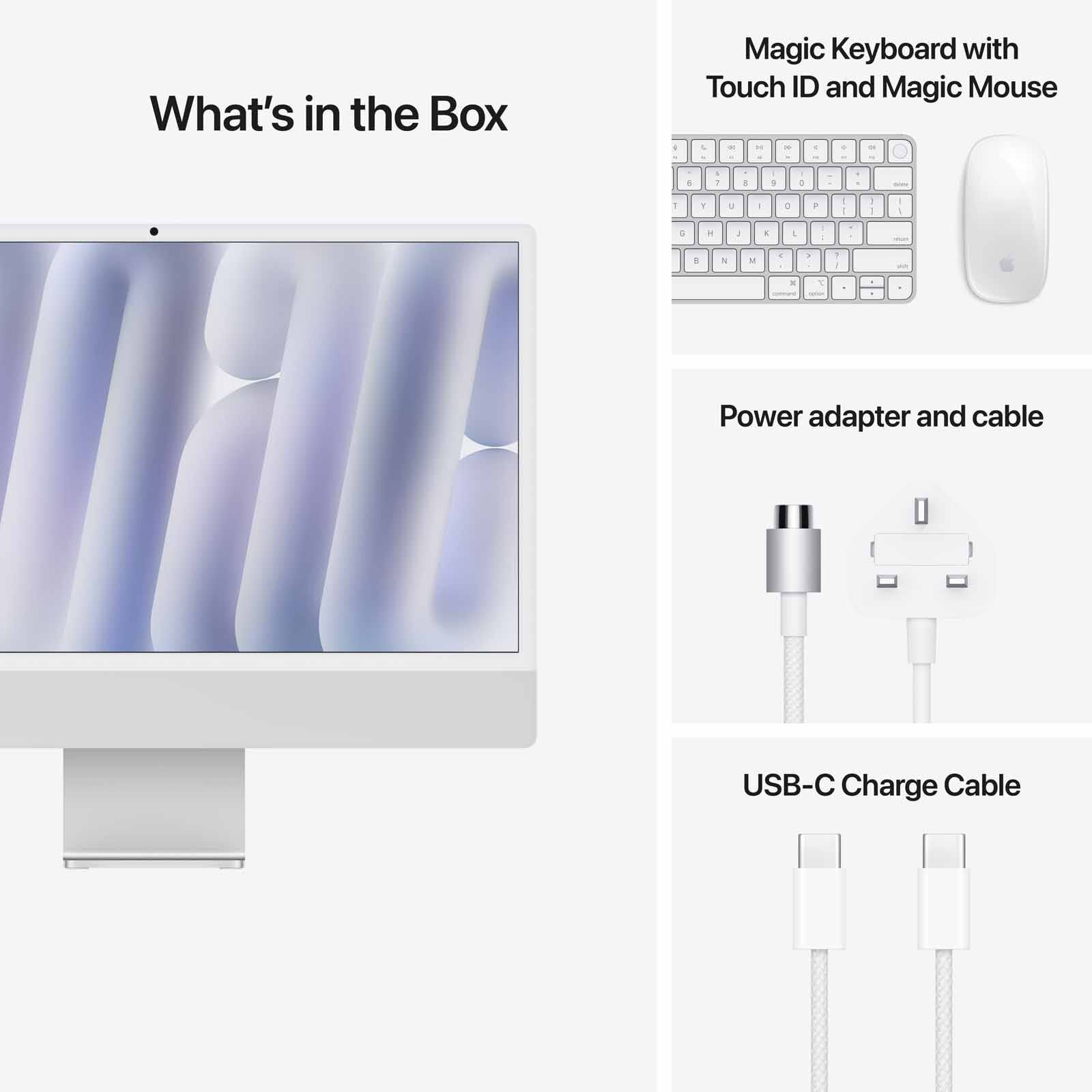 APPLE 24-inch Imac Nano-texture Glass Apple M4 Chip With 10-core Cpu And 10-core Gpu 256gb Ssd 16gb -s MD3H4ZP/A-image 7