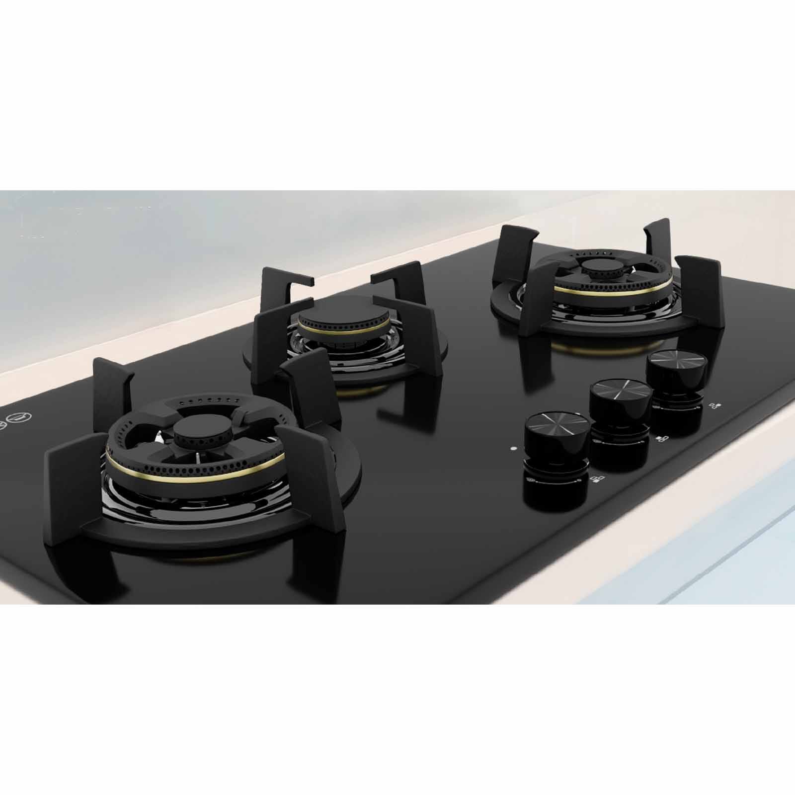 WHIRLPOOL 88cm 3 Burners Built-in Lpg Gas Hob Tempered Glass Surface (exclude Installation) GWG8830LS
