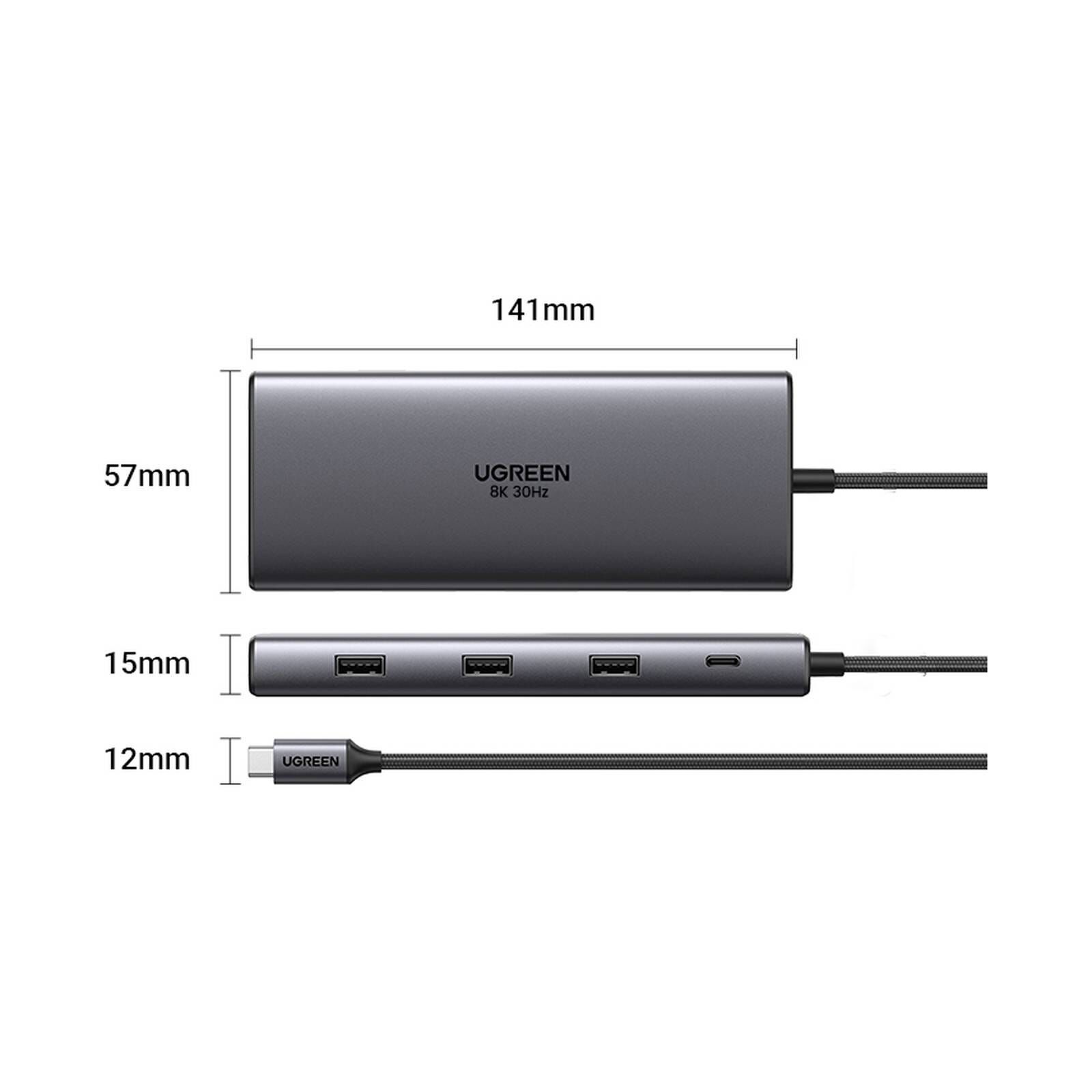 UGREEN Cm639 10-in-1 Usb-c Adapter 15534-image 3