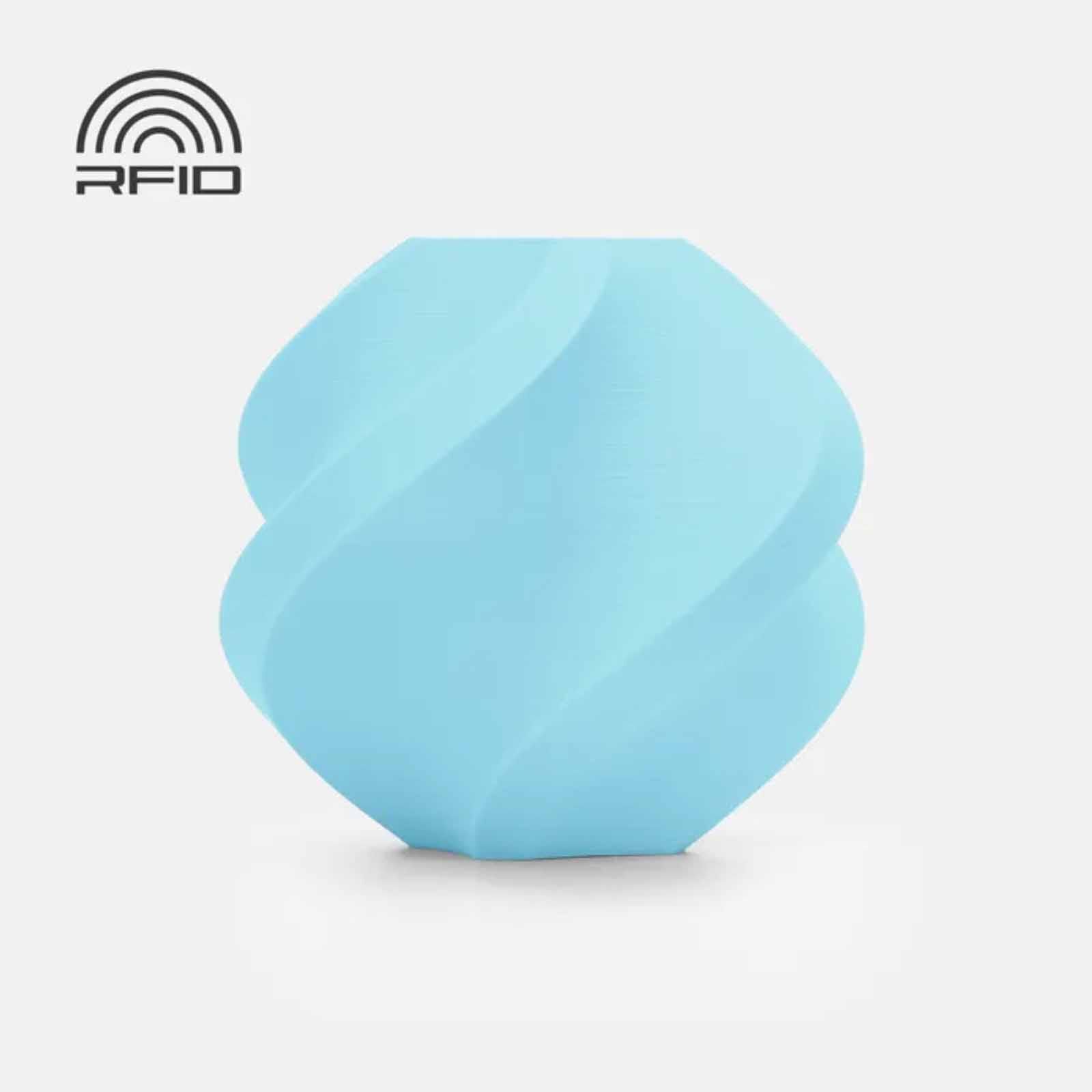 BAMBU LAB Pla Matte - Ice Blue - With Reusable Spool BAM-A01-B4-1.75-1000-SPL-image null
