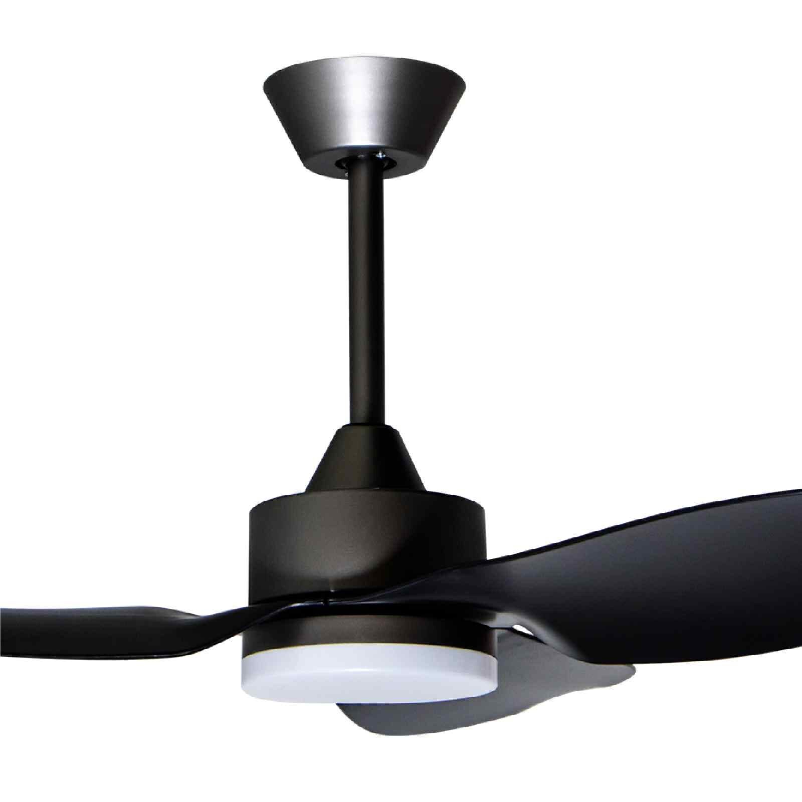 D'FAN 46 In Dc Ceiling Fan With Light (black) SPACE46-BK-image 4