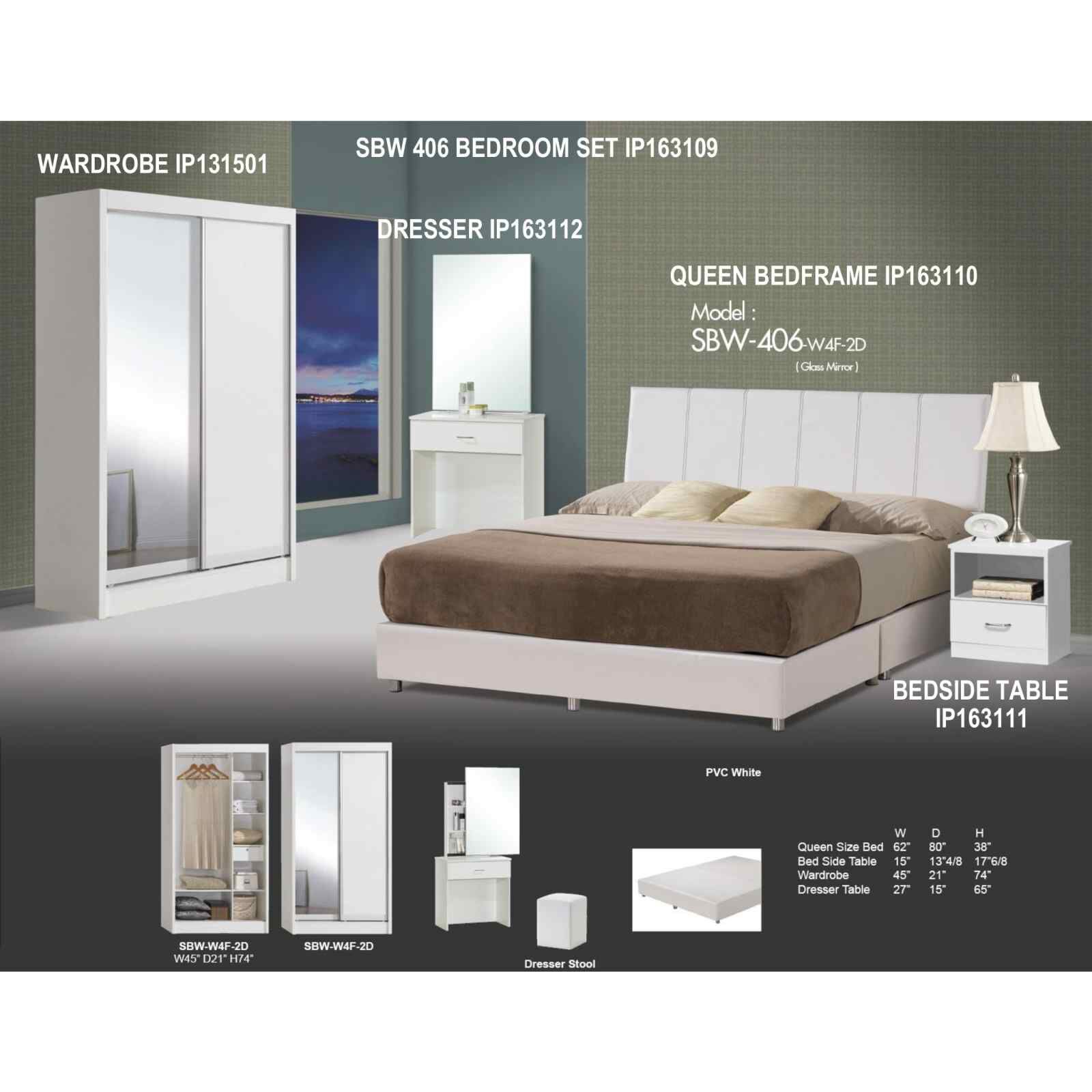 SMARTBOX Queen Size Bed Frame SBW 406-image 2