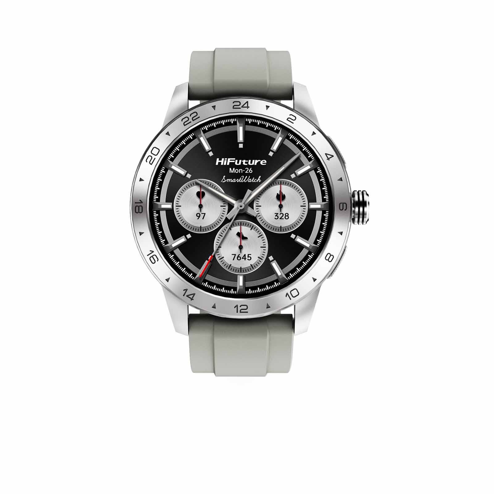 HIFUTURE Flex2 - Silver Bluetooth Smartwatch With Heart Rate Function HSSW5SL