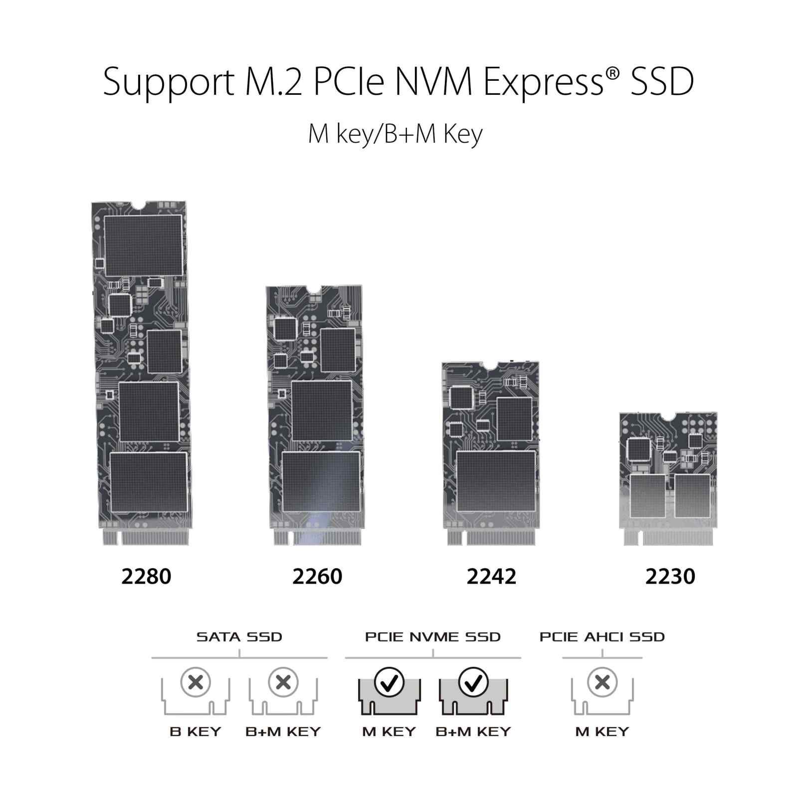 ASUS M.2 Nvme Ssd Enclosure (dual Cables) ROG STRIX ARION ESD-S1C/BLK-image 8