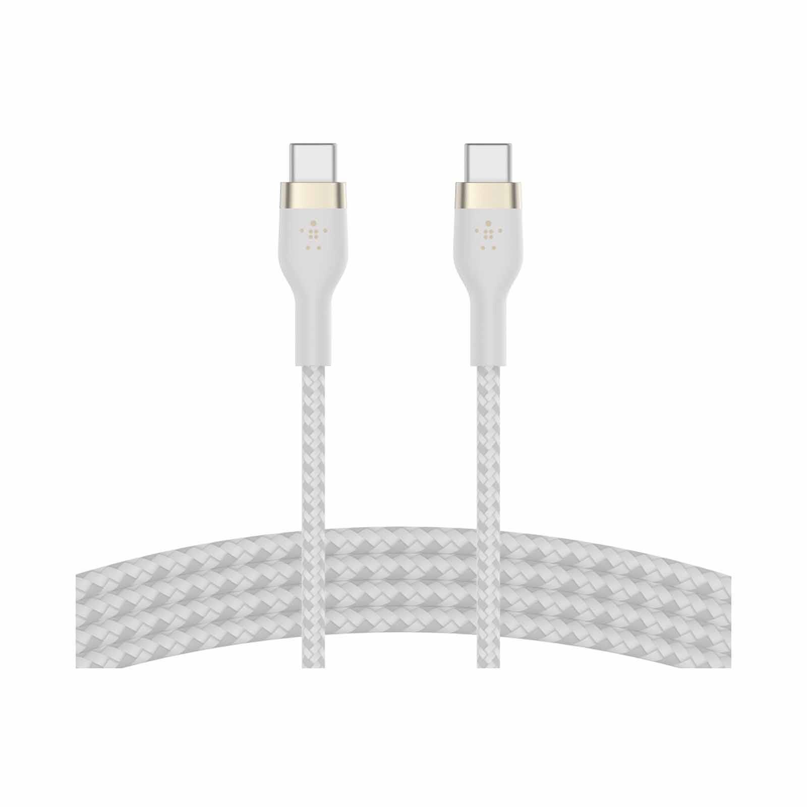 BELKIN Boostcharge Pro Flex Usb-c To Usb-c Cable 60w 1m White CAB011BT1MWH-image 1