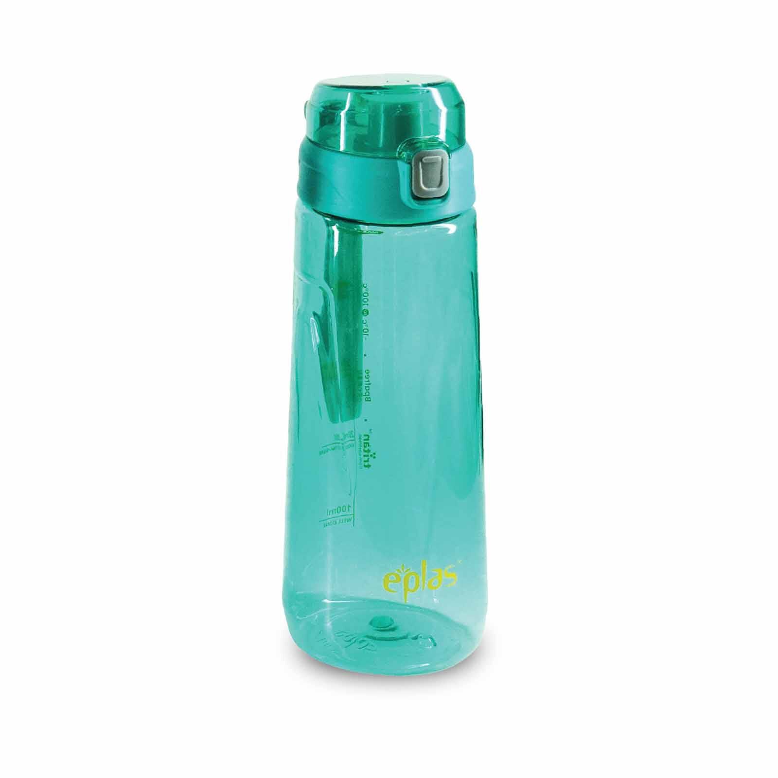 EPLAS One Touch Clear Bottle With Measurement Mark (580ml) EGA 580 (TURQUOISE)