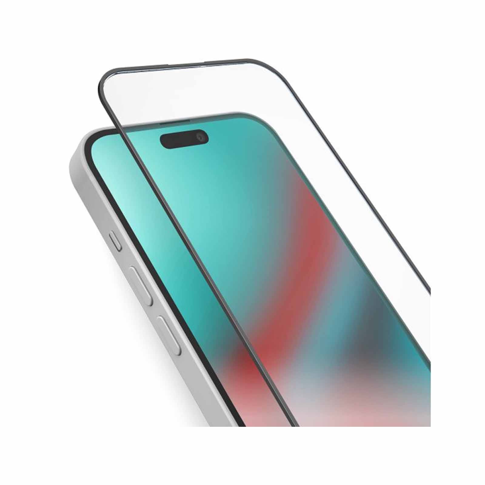 N.BRANDZ Full Coverage Gls Protector For Iphone 16 Pro Max N-TG-IP16PROFULL6.9-image 3