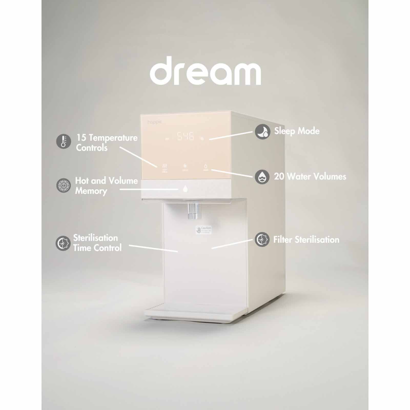 HAPPIE Dream Water Purifier- Peach DREAM - PEACH-image 3