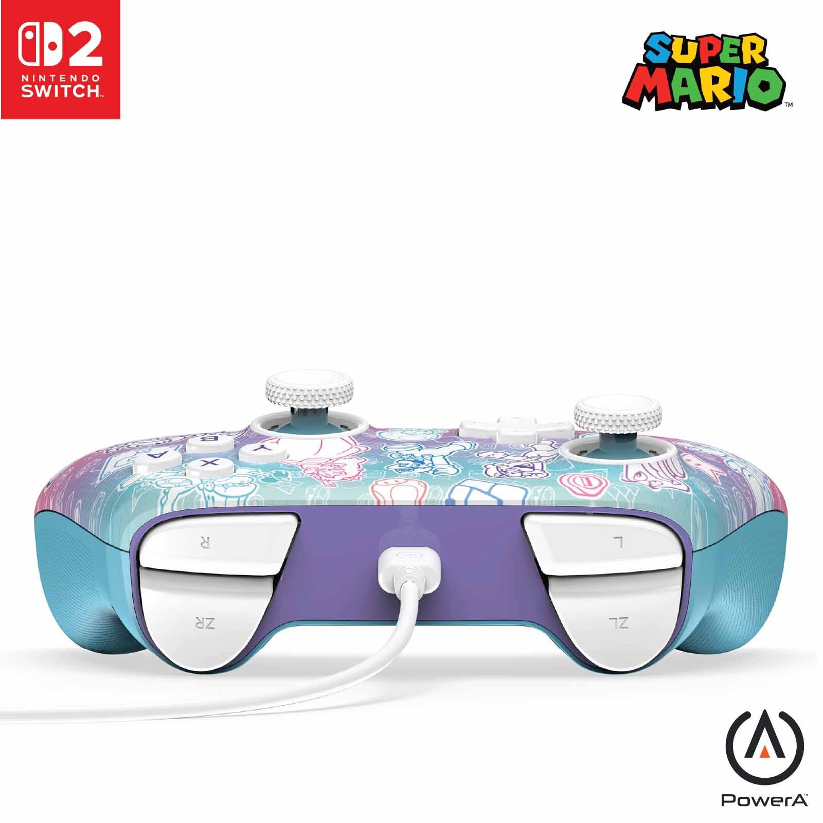POWERA Nsw2 Adv Wired Controller Mushroom Kingdom NSGP0526-01-image 3