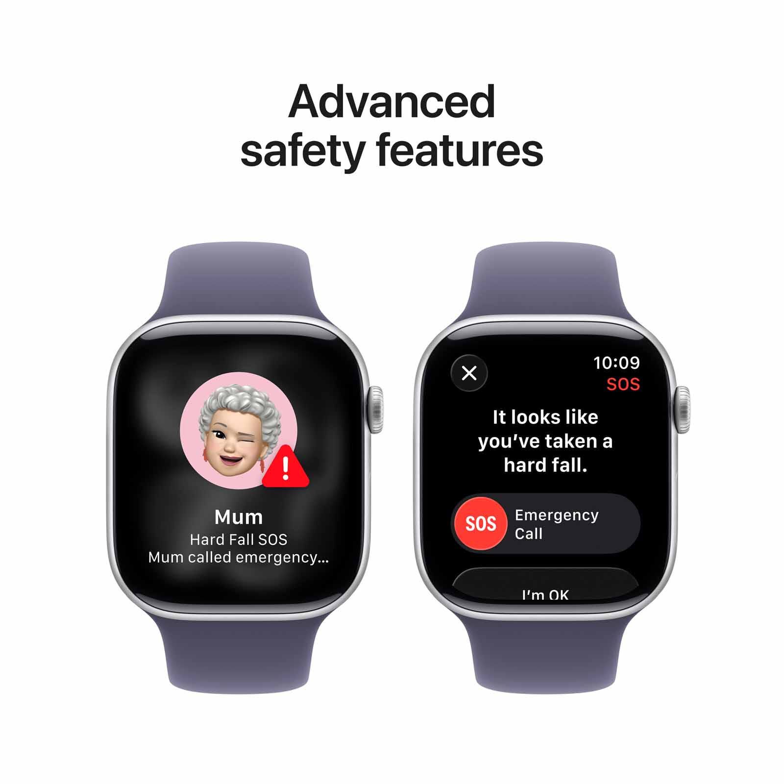APPLE Watch Series 11 Gps 46mm Silver Aluminium Case With Purple Fog Sport Band - S/m MEV94X/A-image 6