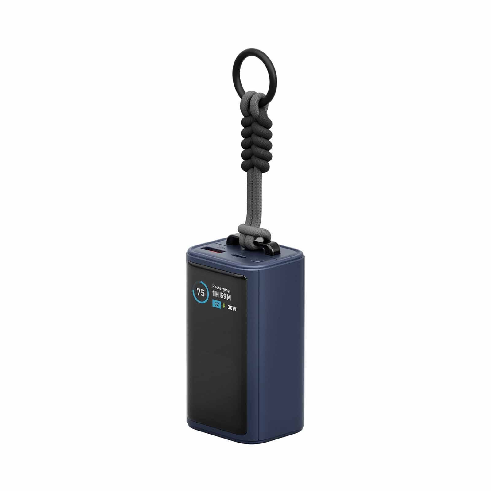 ENERGEA Compac Arc 45, 10000mah Powerbank With Built In 70cm Usb-c Cable Pd45w - Blue CP45-ARC10K-BLU-image 3