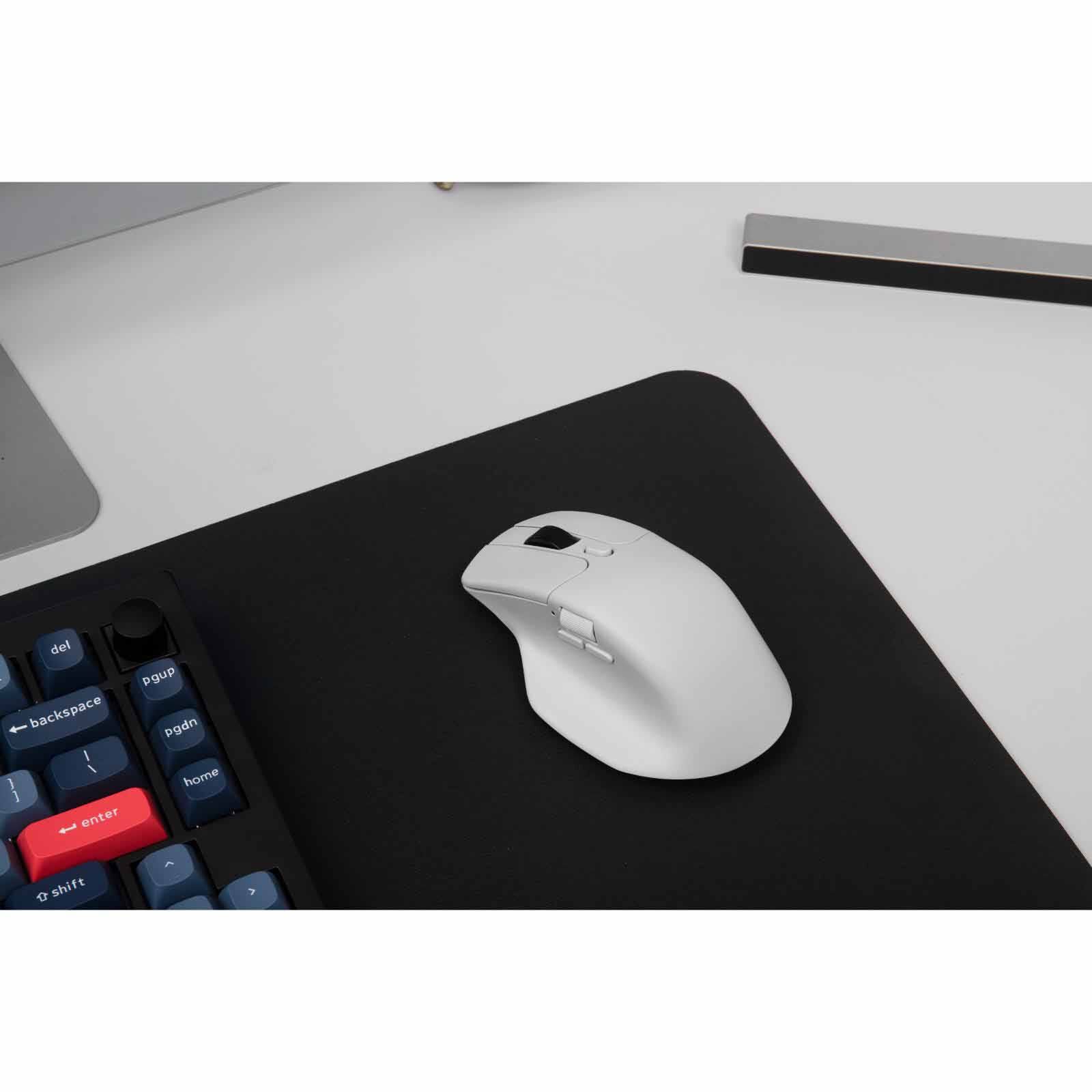 KEYCHRON M6s Huano Silent 20m Micro Switch 2.4 Ghz Wireless Mouse - White KYCN-M6S-A3-image 3