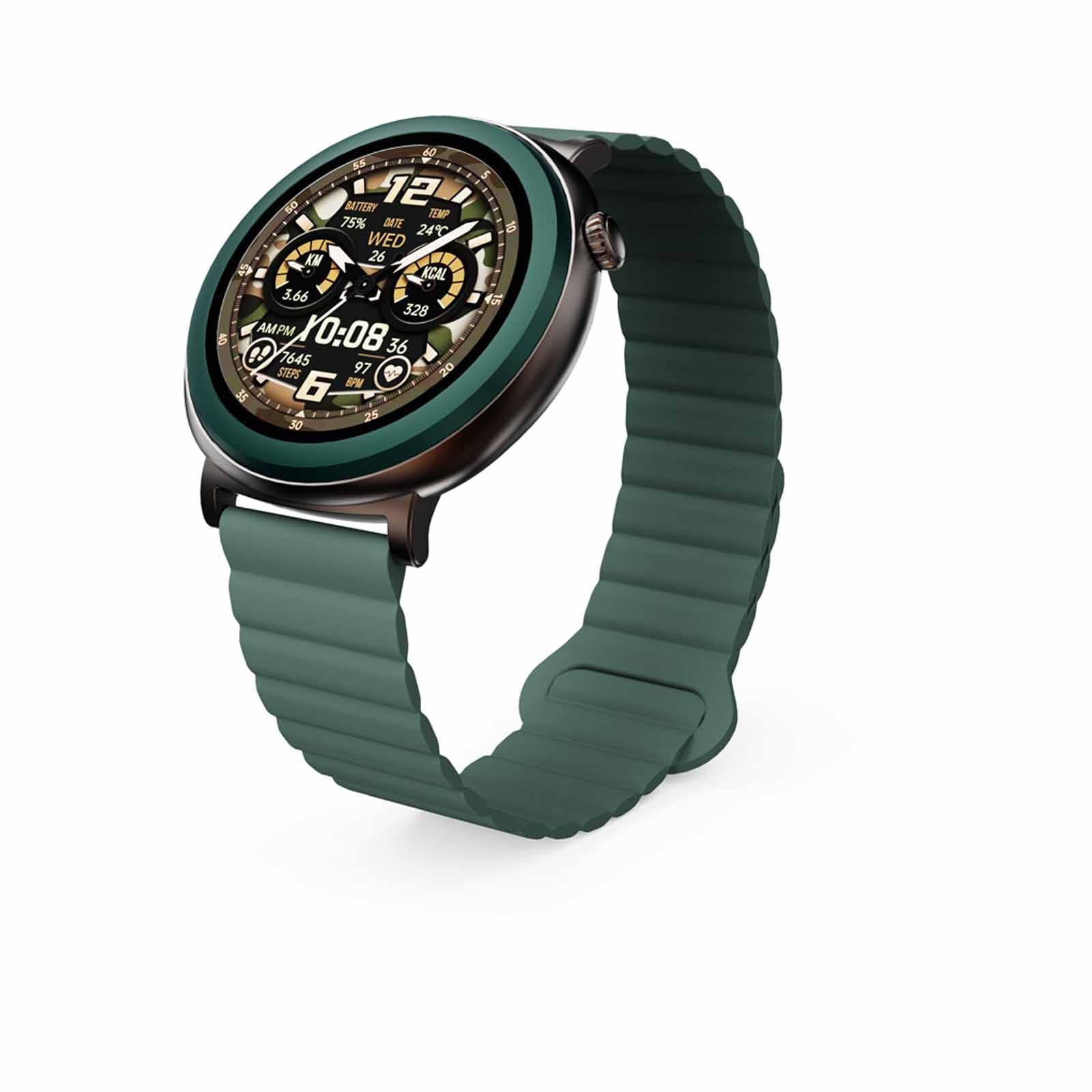 HIFUTURE Aurora - Dark Green Bluetooth Smartwatch With Heart Rate Function HSSW11DG-image 2