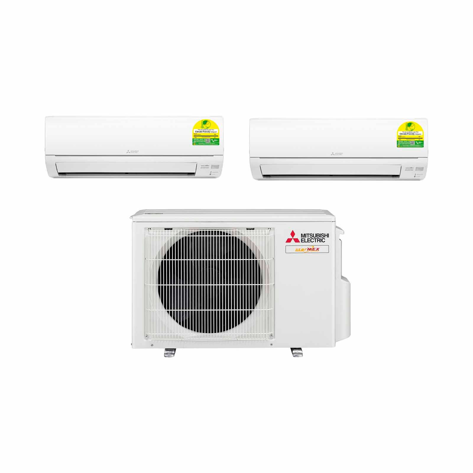 MITSELEC Mitsubishi Starmex 28k Condenser System 2 (9000btu X 1, 20000btu X 1) MXY-3H28VG+MSXY-FP10VG-SG /MSXY-FP20VG-SG3