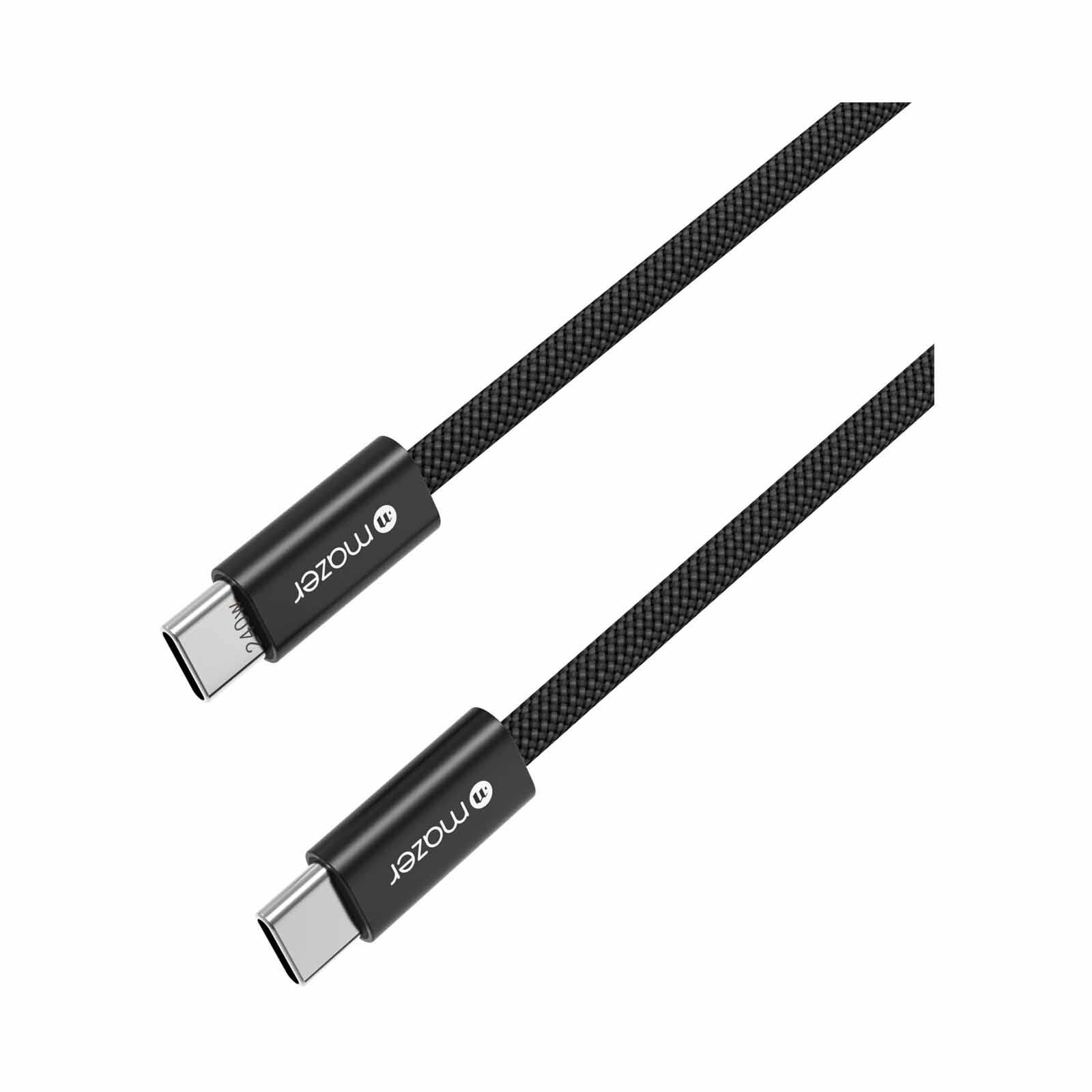 MAZER Infinitelink Flex2 240w/1m Usb-c Braided Cable-black M-FLEX2-C1M-BK-image 4