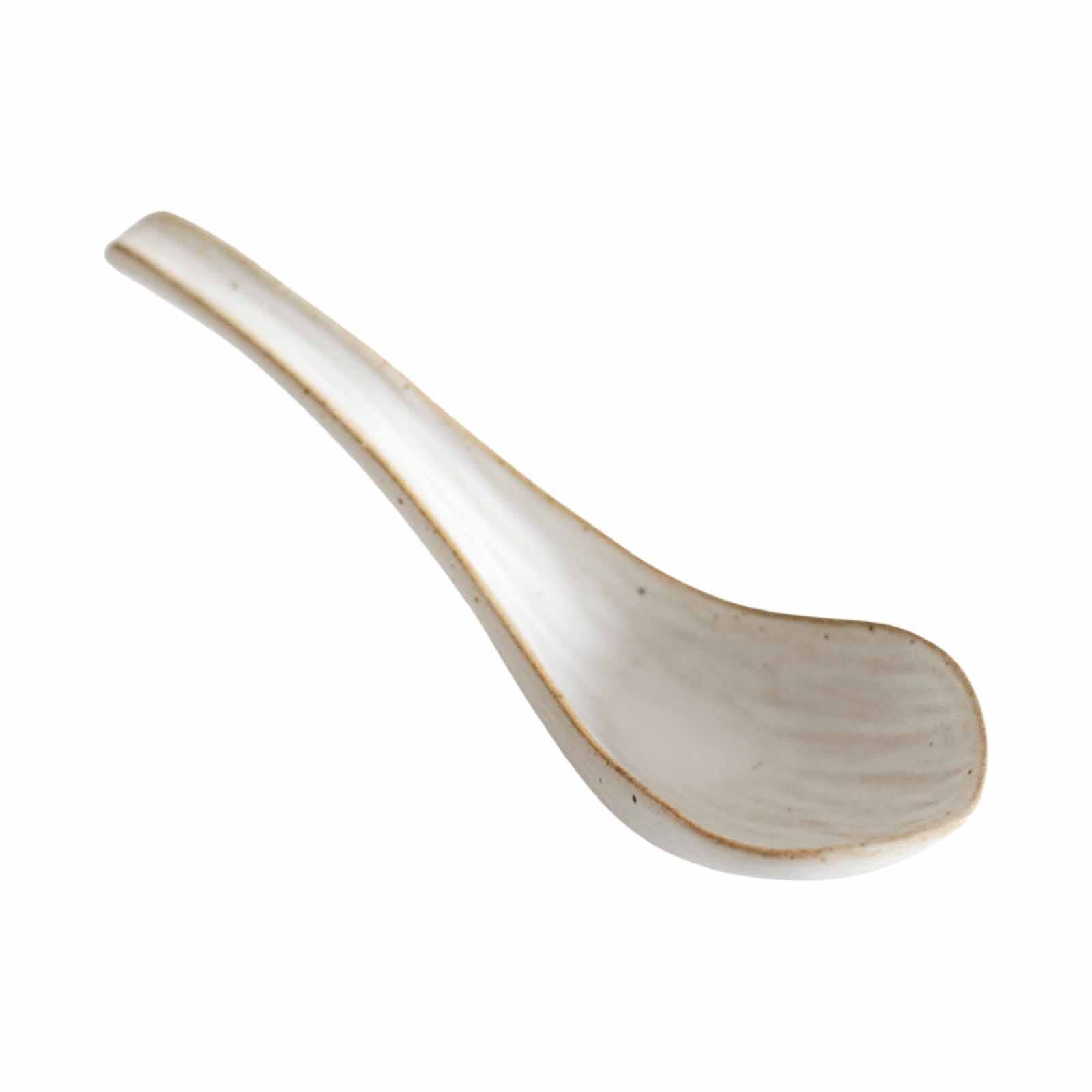 MAELSTROM Organic Shaped Rustic White Spoons