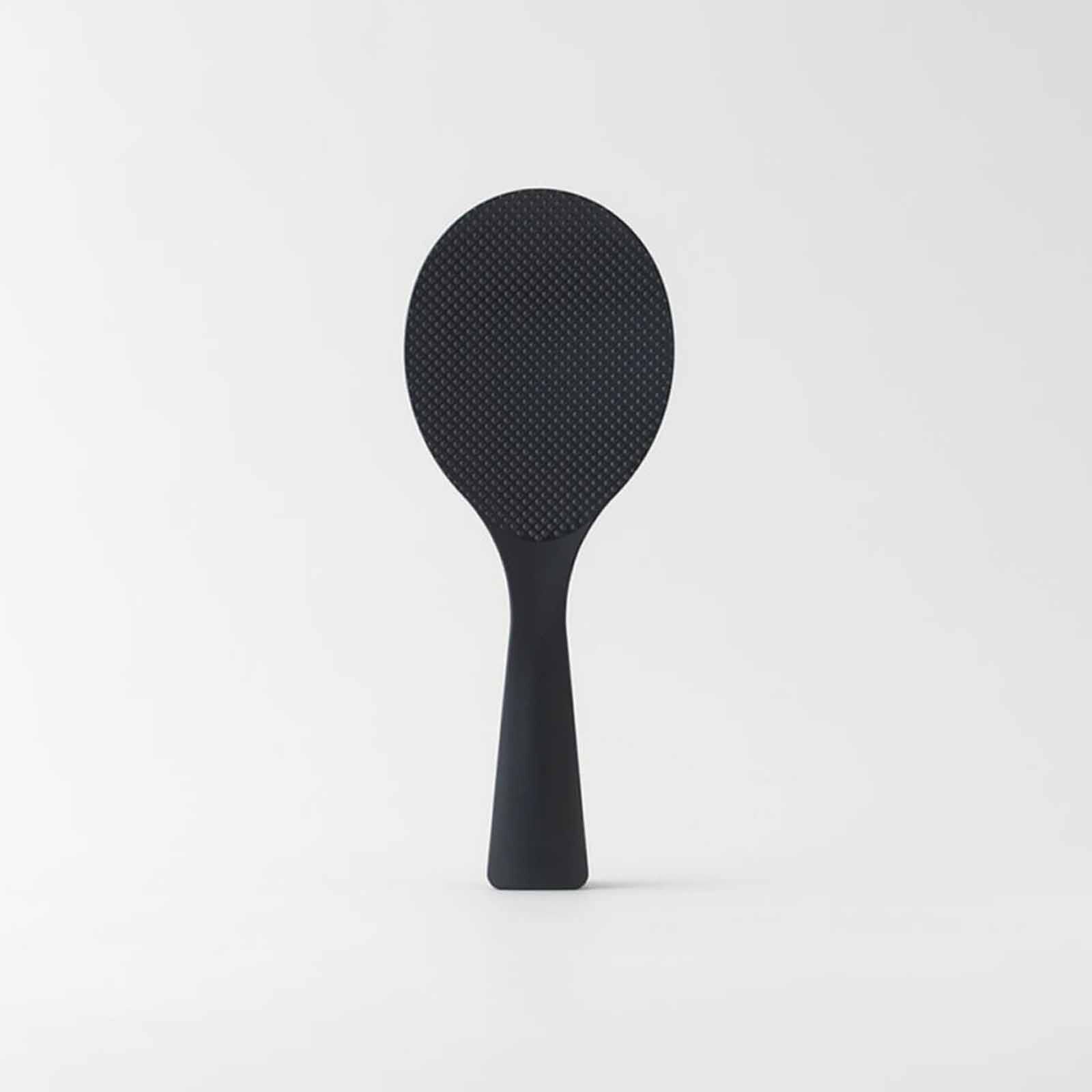 MARNA Standing Rice Scoop (200x77x36mm) - Black K386-BK-image 1