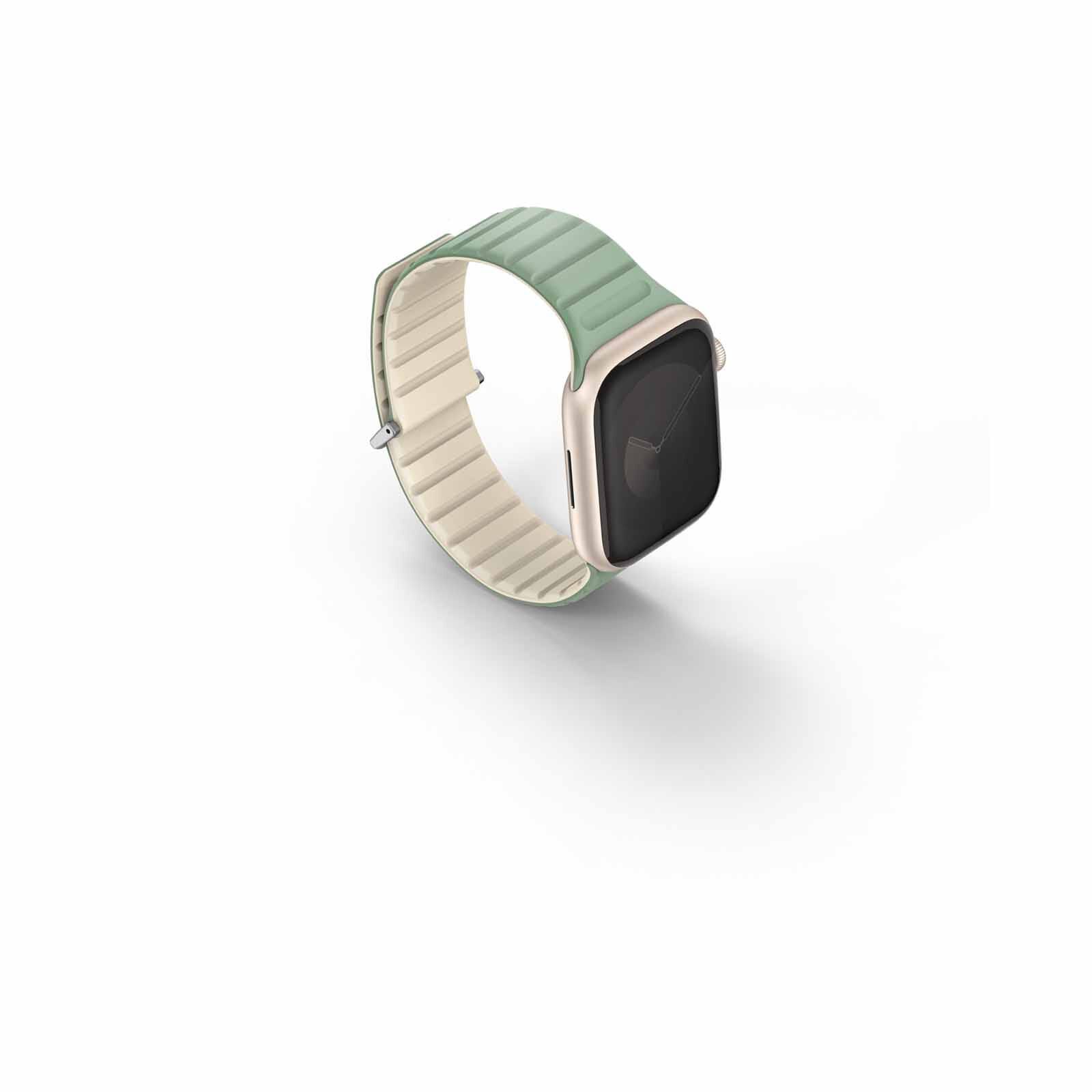 UNIQ Revix Evo Reversible Magnetic Apple Watch Strap 41/40/38mm - Soft Mint (soft Mint/beige) UNIQ-41MM-REVESMNTBEG-image 1