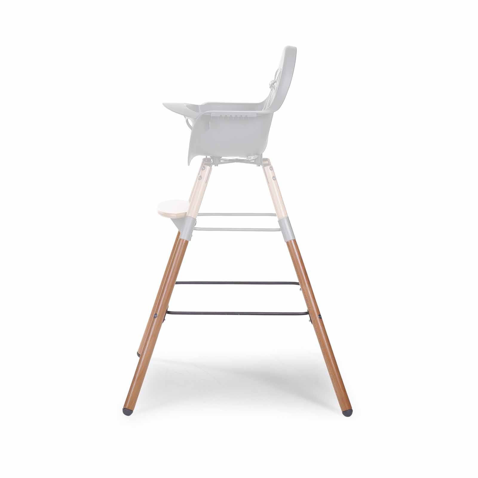 CHILDHOME Extra Long Legs + Footrest - Natural Anthracite (online) EVOLU HIGH CHAIR-image 2
