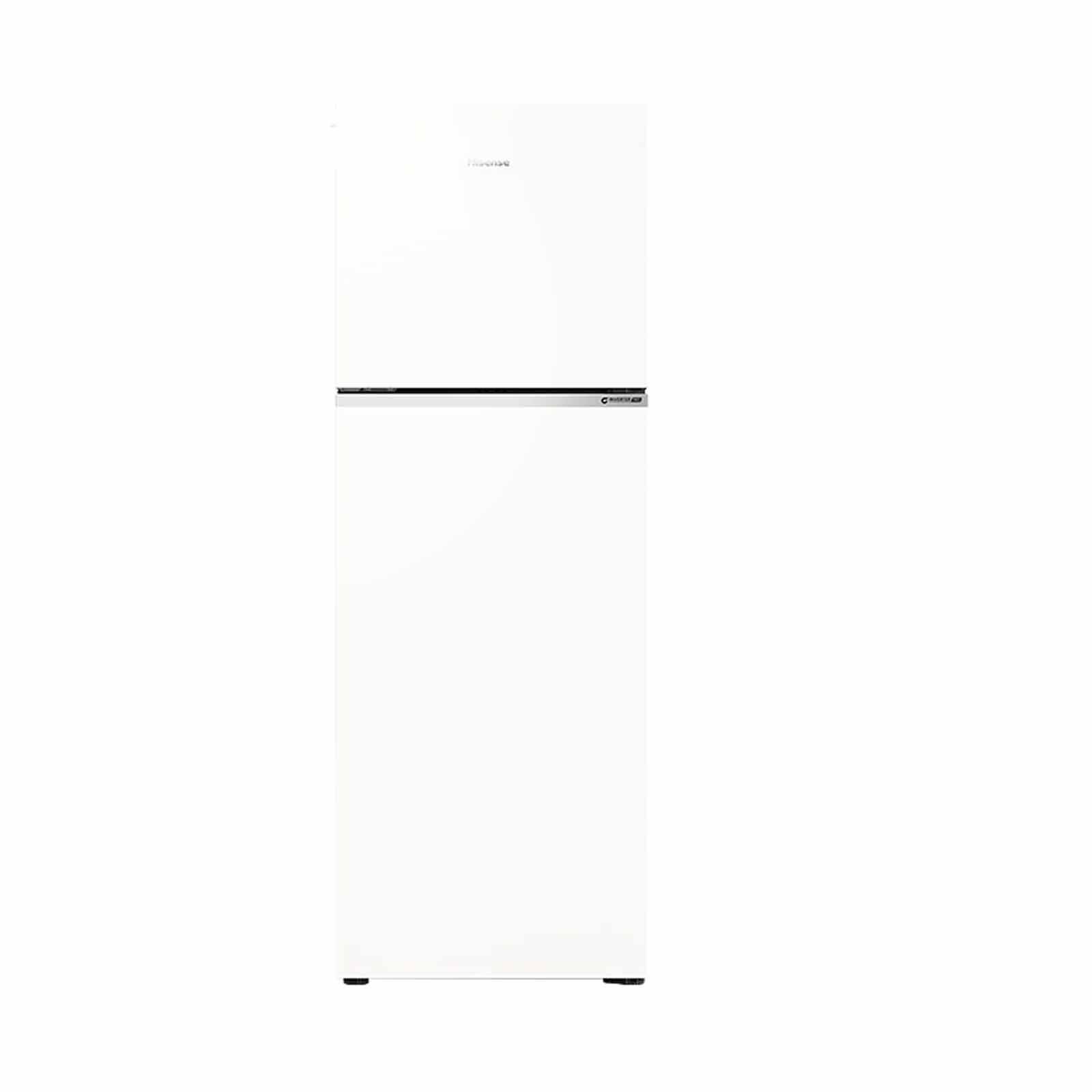 HISENSE 2 Door Top Mount Fridge (424l) - White Glass RT549N4SWU