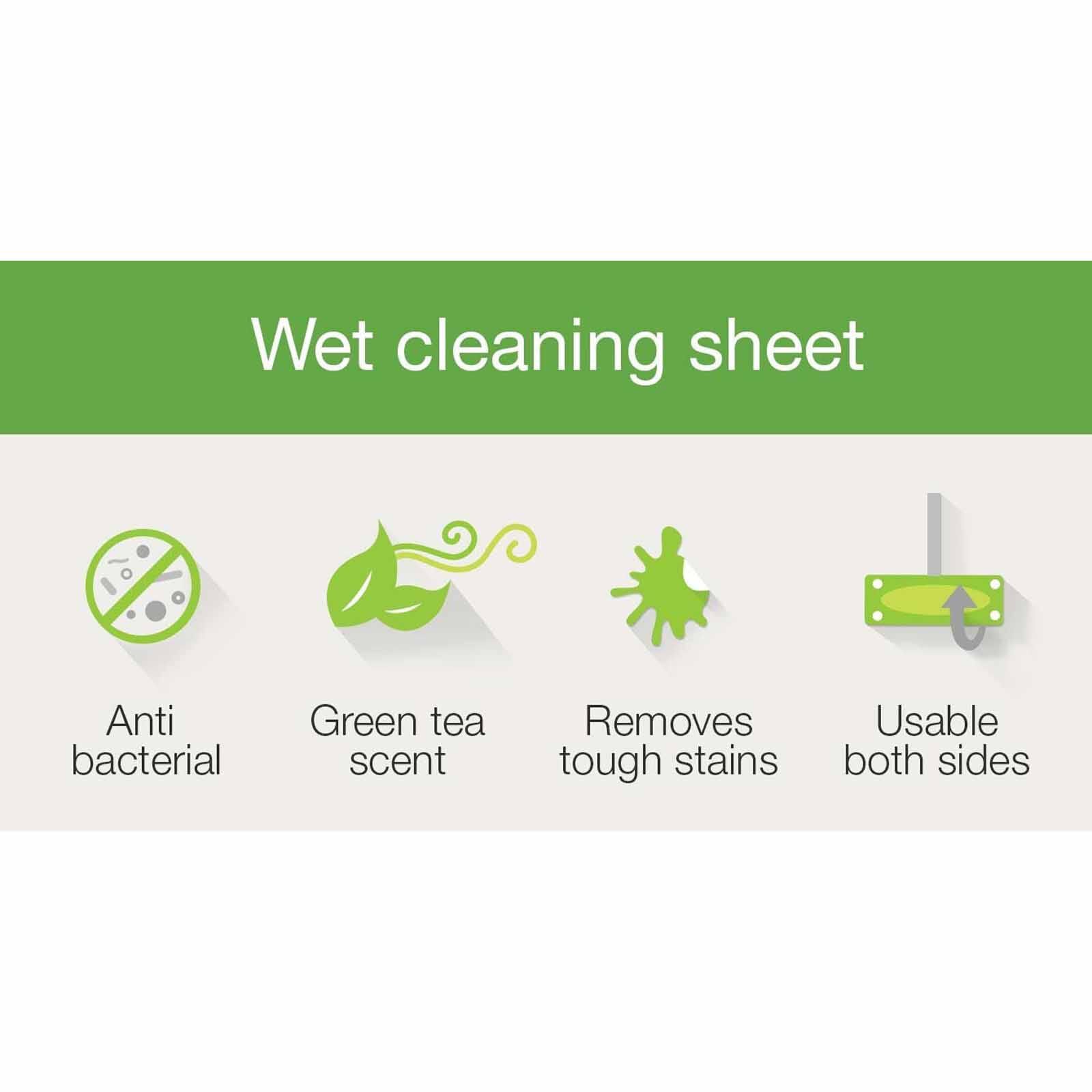 3M SCOTCHB S/b Easysweeper Wetsheets Q600RW-E-image 2