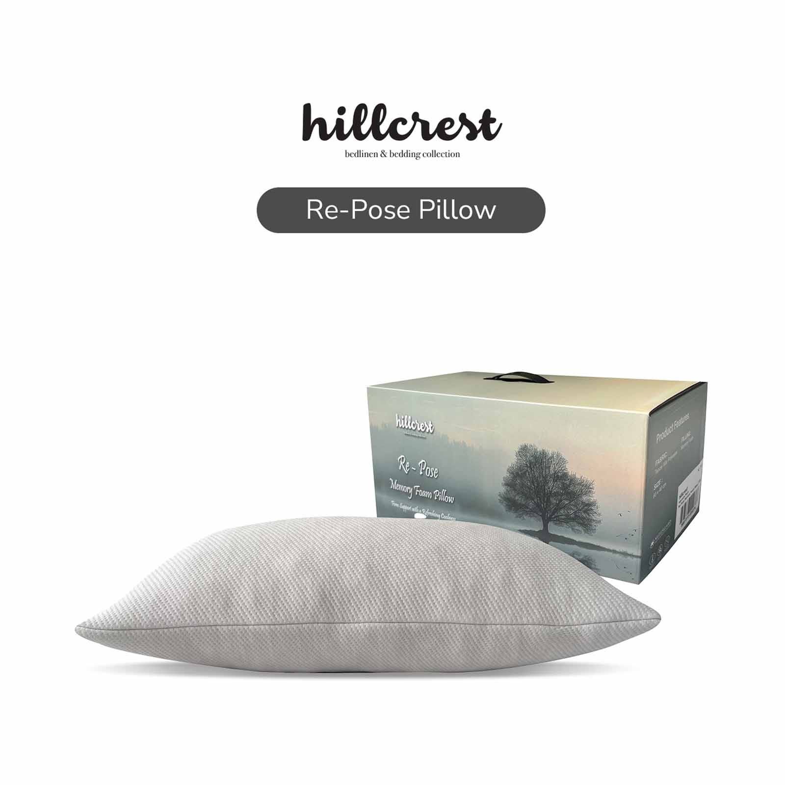 HILLCREST Re-pose Pillow &ndash; Medium Firm With Miteguard ( Oe ) RE-POSE MEMORY FOAM-image 1