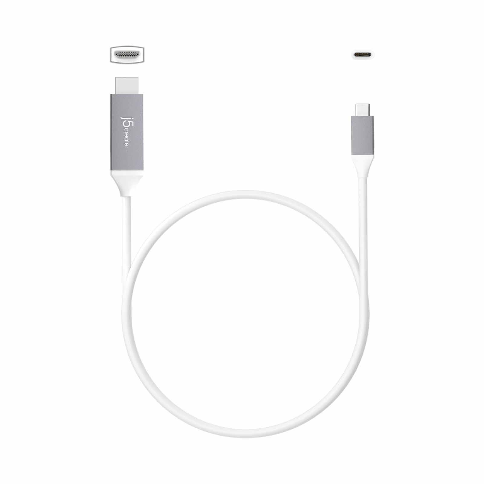 J5CREATE Usb Type-c To 4k Hdmi Cable 1.5m JCC153G-image 2