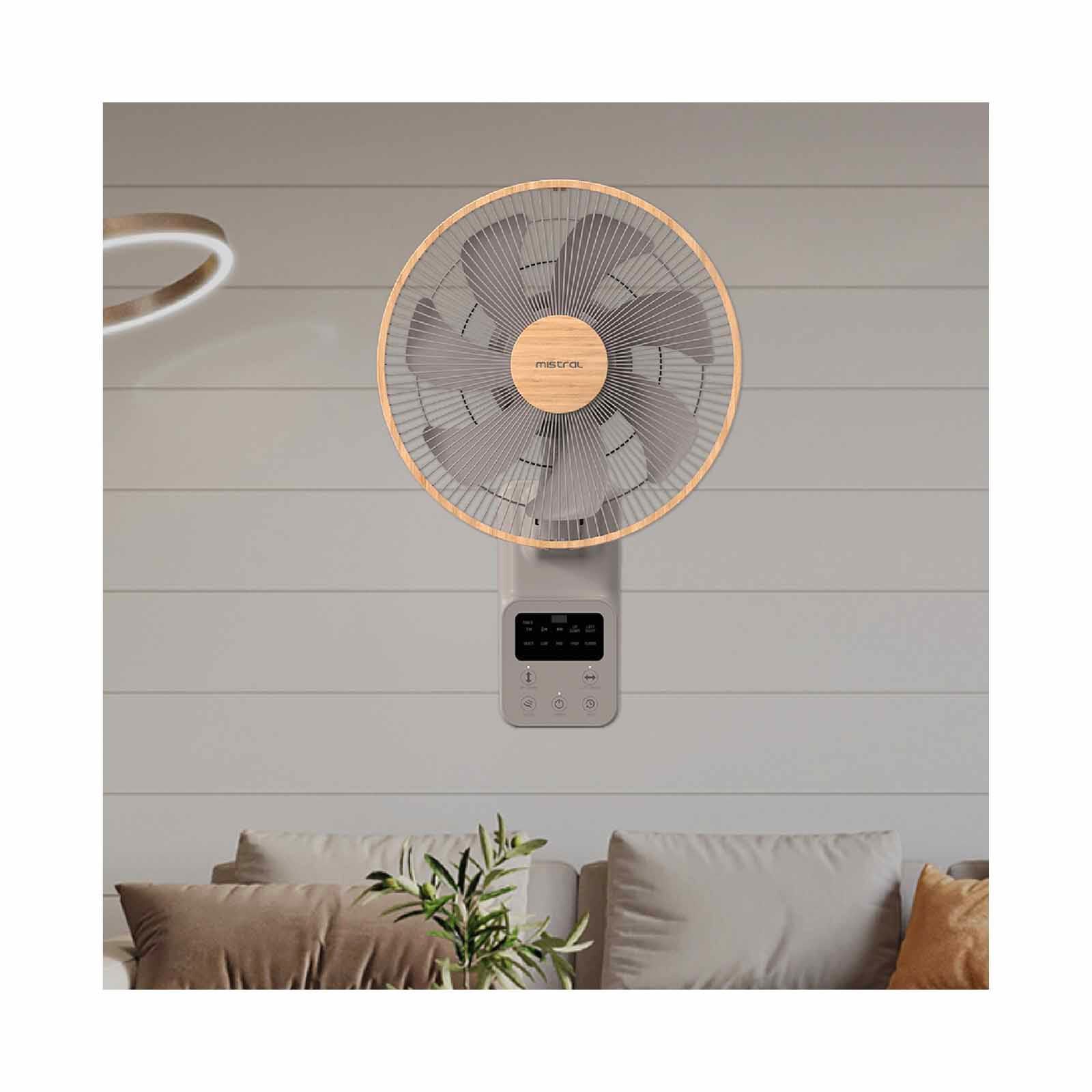 MISTRAL 14 In Dc Wall Fan With Remote MWF1454DR-G-image 4